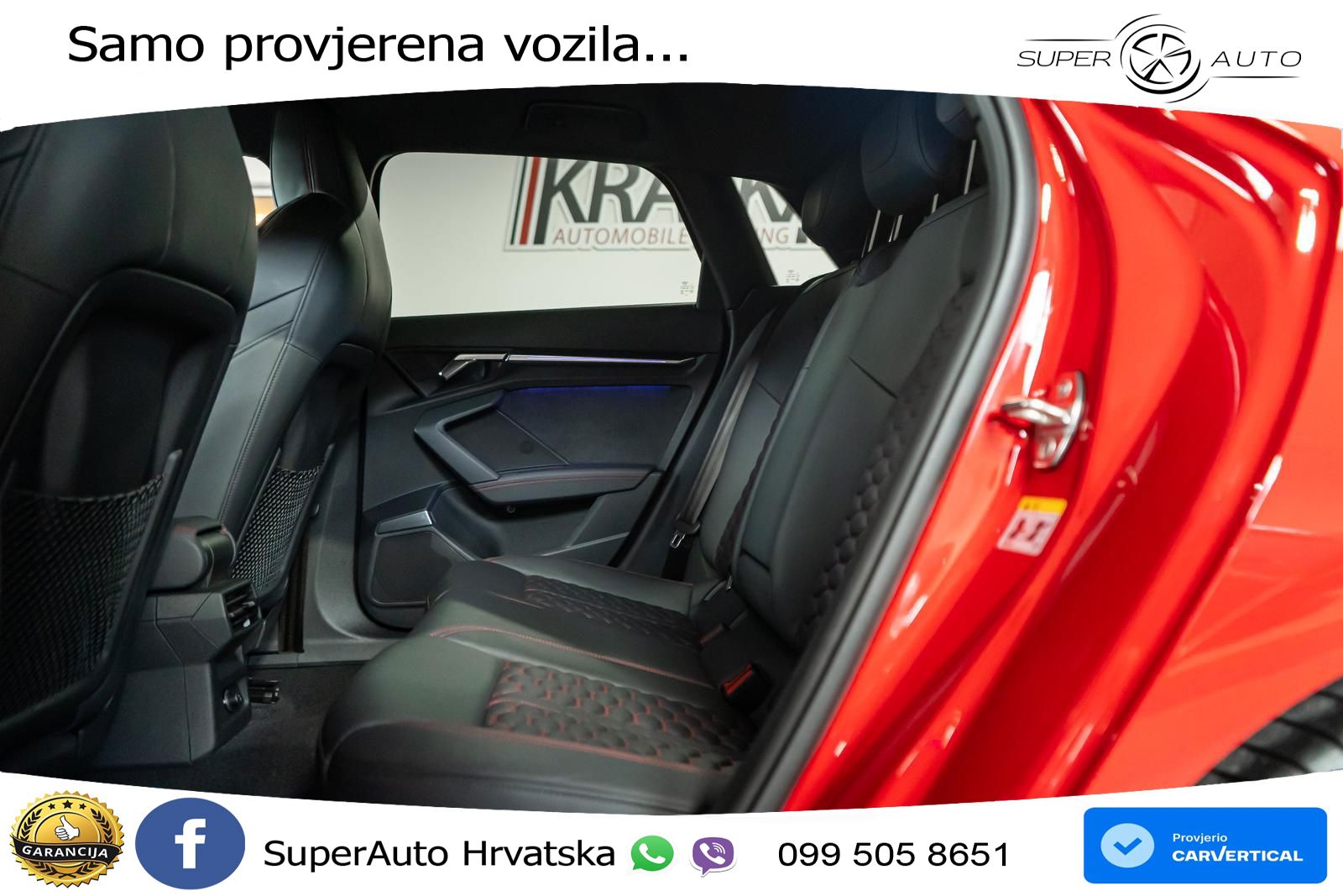 Audi RS3 Sportback 2.5 TFSI (400 KS) quattro S tronic LED+GR SJED+ACC