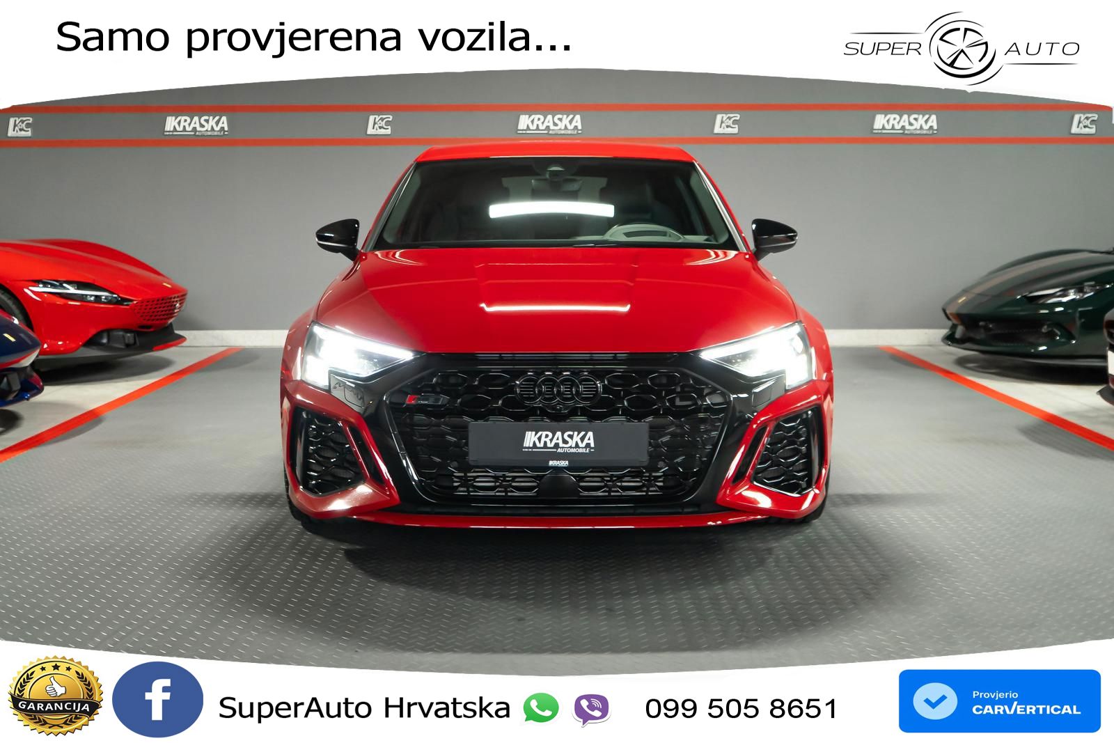 Audi RS3 Sportback 2.5 TFSI (400 KS) quattro S tronic LED+GR SJED+ACC