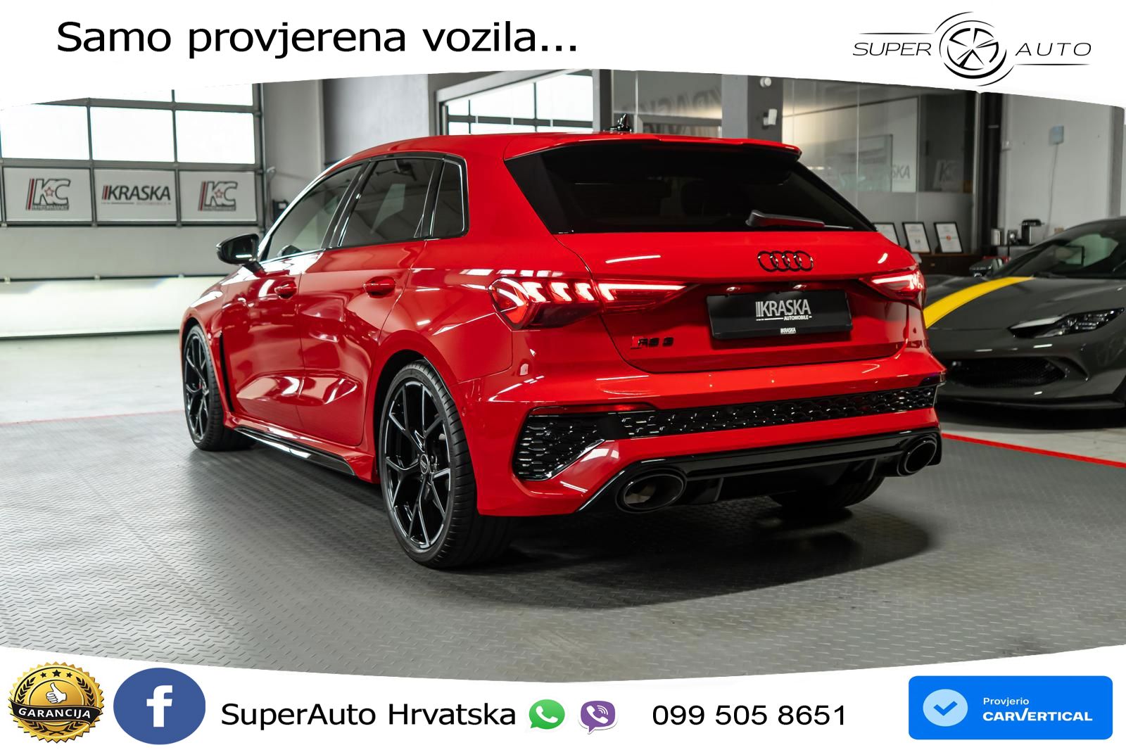 Audi RS3 Sportback 2.5 TFSI (400 KS) quattro S tronic LED+GR SJED+ACC