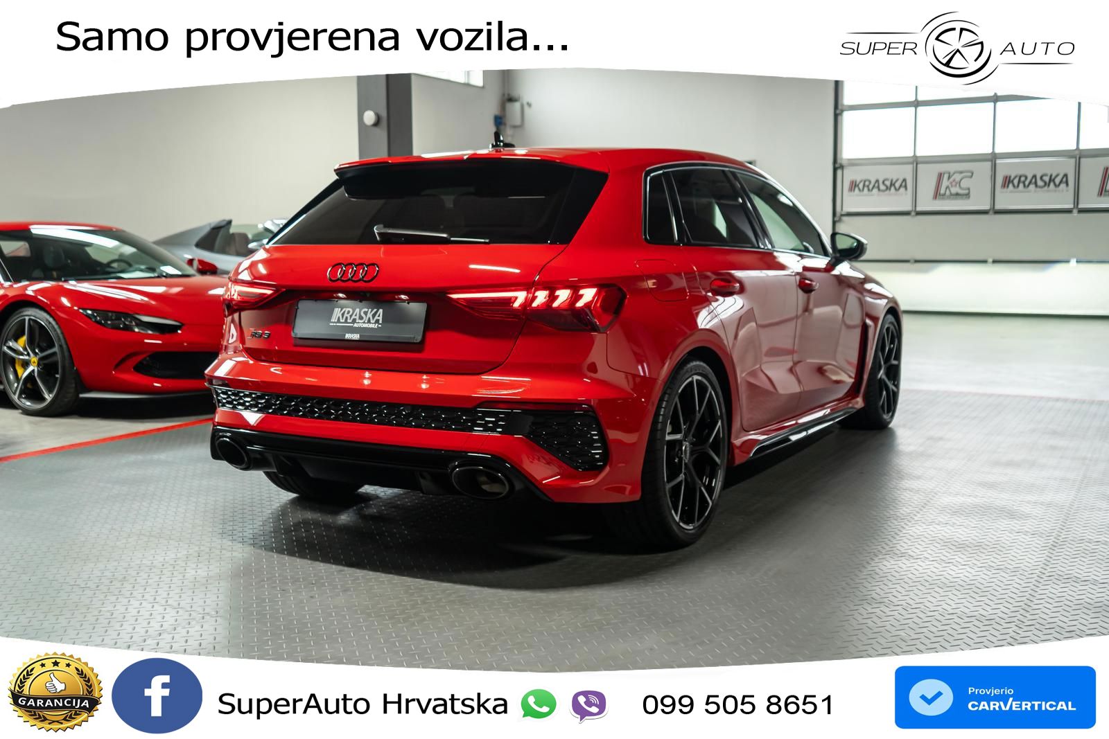 Audi RS3 Sportback 2.5 TFSI (400 KS) quattro S tronic LED+GR SJED+ACC