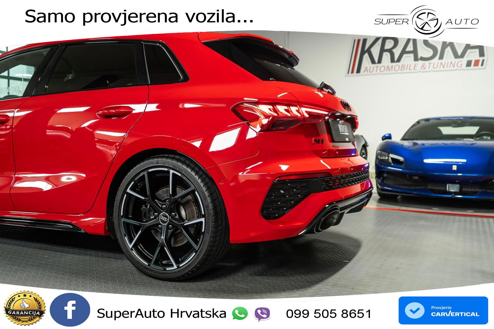 Audi RS3 Sportback 2.5 TFSI (400 KS) quattro S tronic LED+GR SJED+ACC