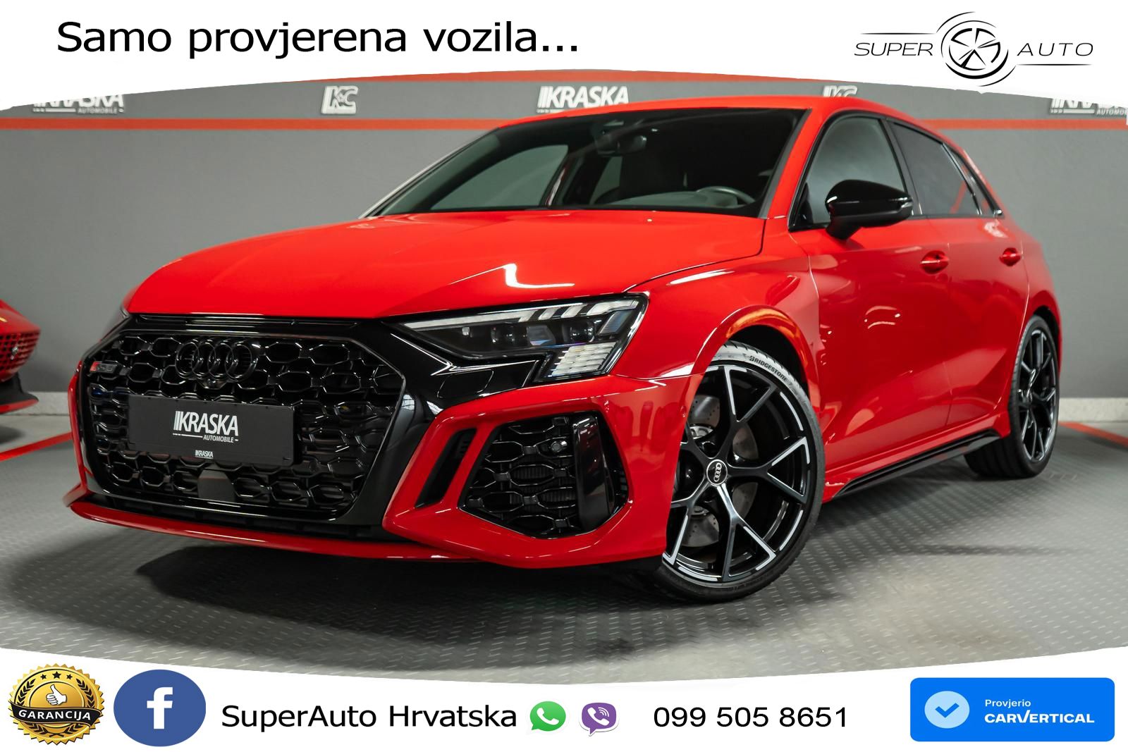 Audi RS3 Sportback 2.5 TFSI (400 KS) quattro S tronic LED+GR SJED+ACC