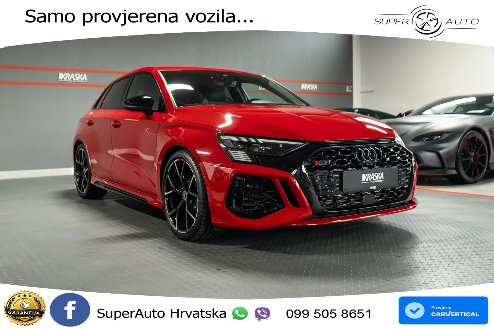 Audi RS3 Sportback 2.5 TFSI (400 KS) quattro S tronic LED+GR SJED+ACC