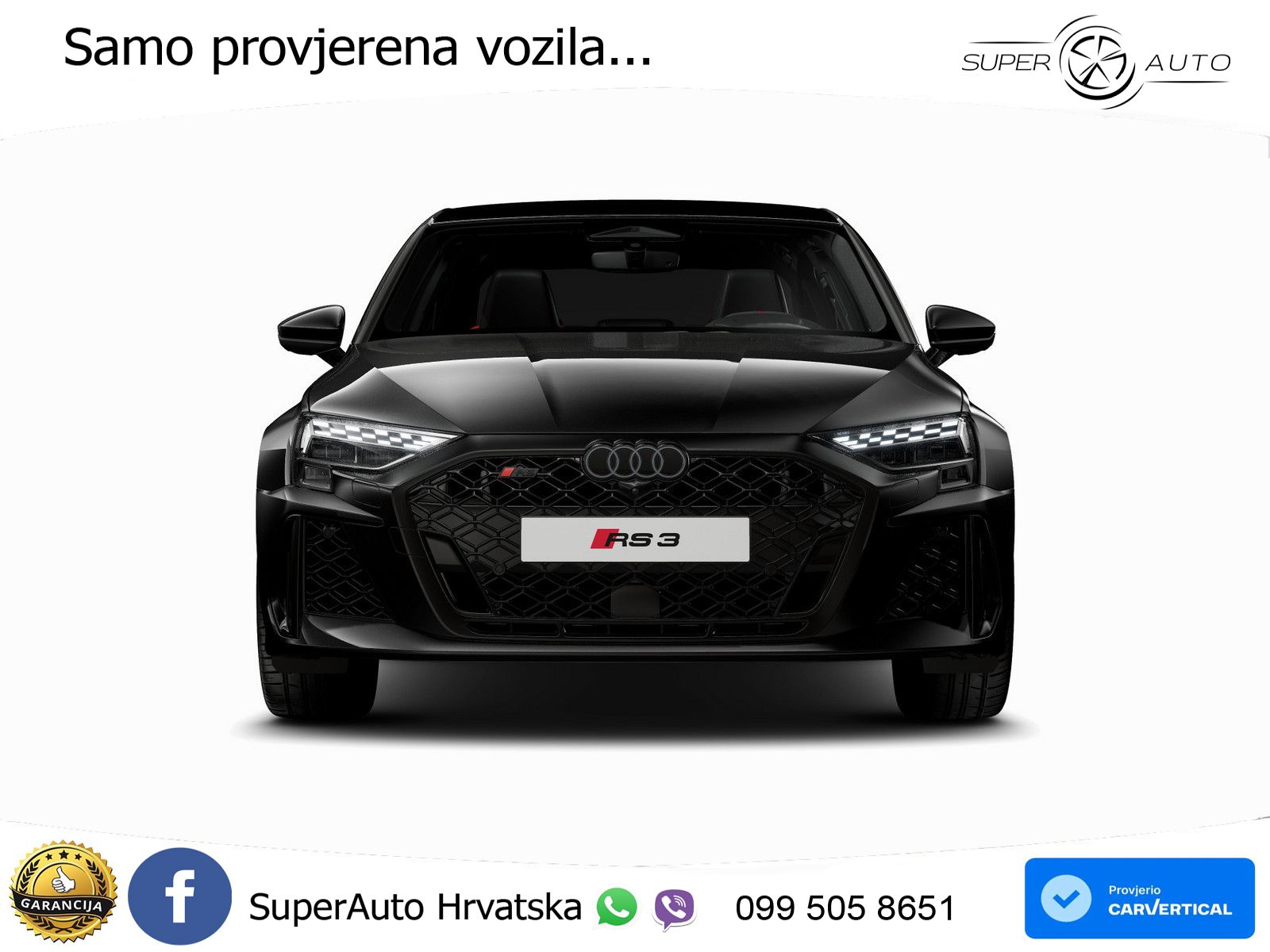 Audi RS3 Sedan 2.5 TFSI (400 KS) quattro S tronic LED+GR SJED+ACC