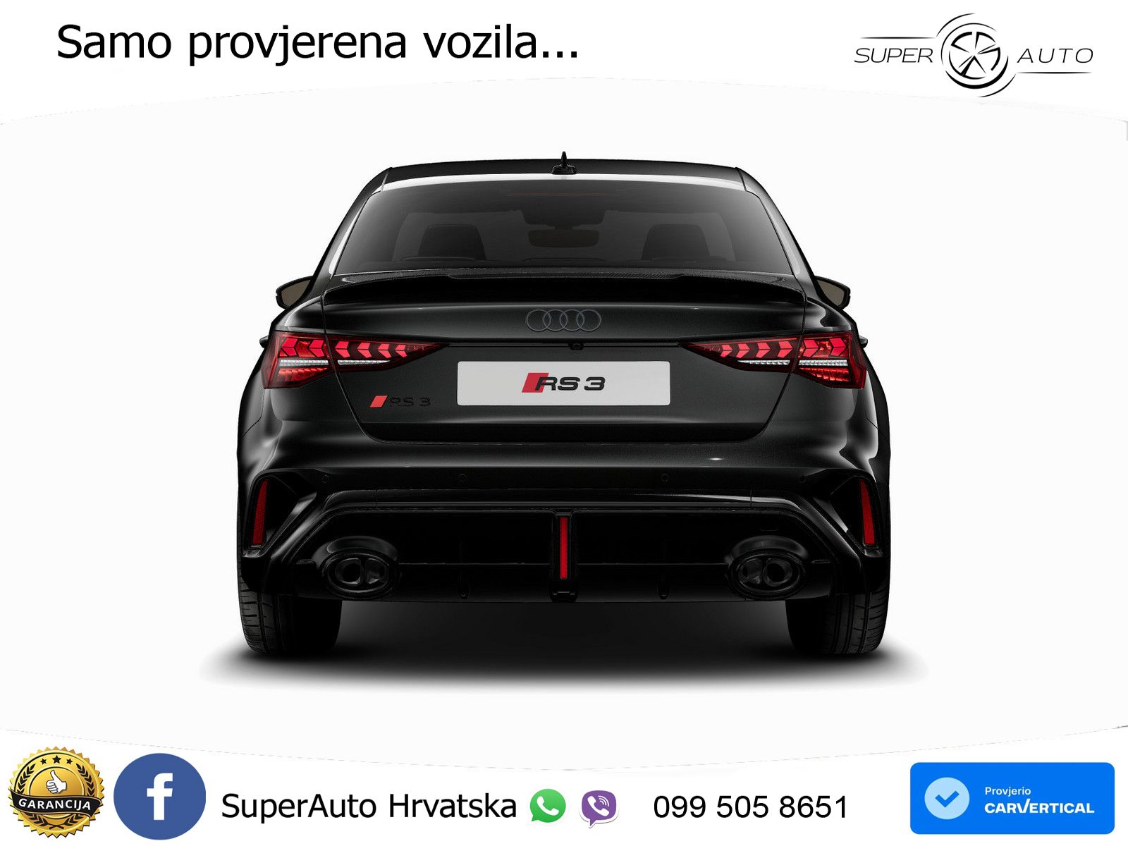 Audi RS3 Sedan 2.5 TFSI (400 KS) quattro S tronic LED+GR SJED+ACC