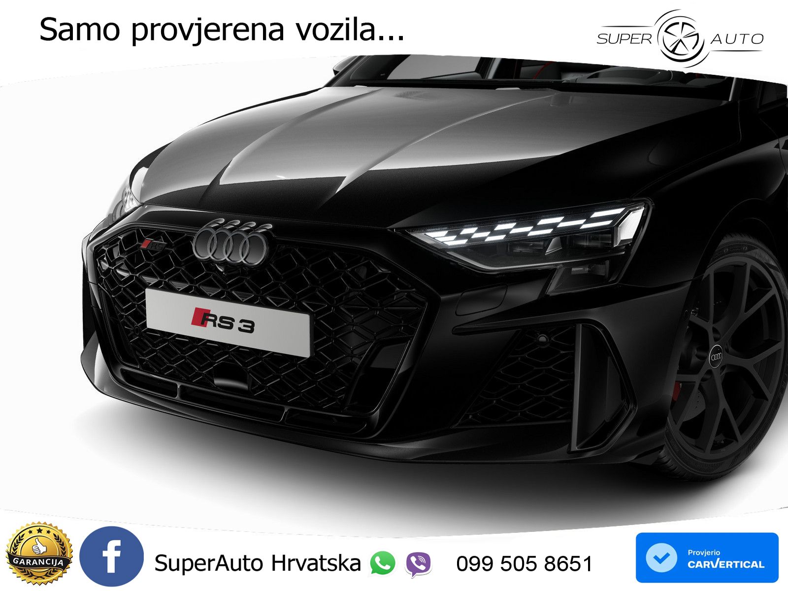 Audi RS3 Sedan 2.5 TFSI (400 KS) quattro S tronic LED+GR SJED+ACC