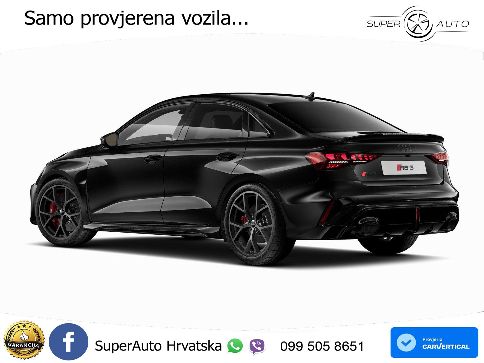 Audi RS3 Sedan 2.5 TFSI (400 KS) quattro S tronic LED+GR SJED+ACC