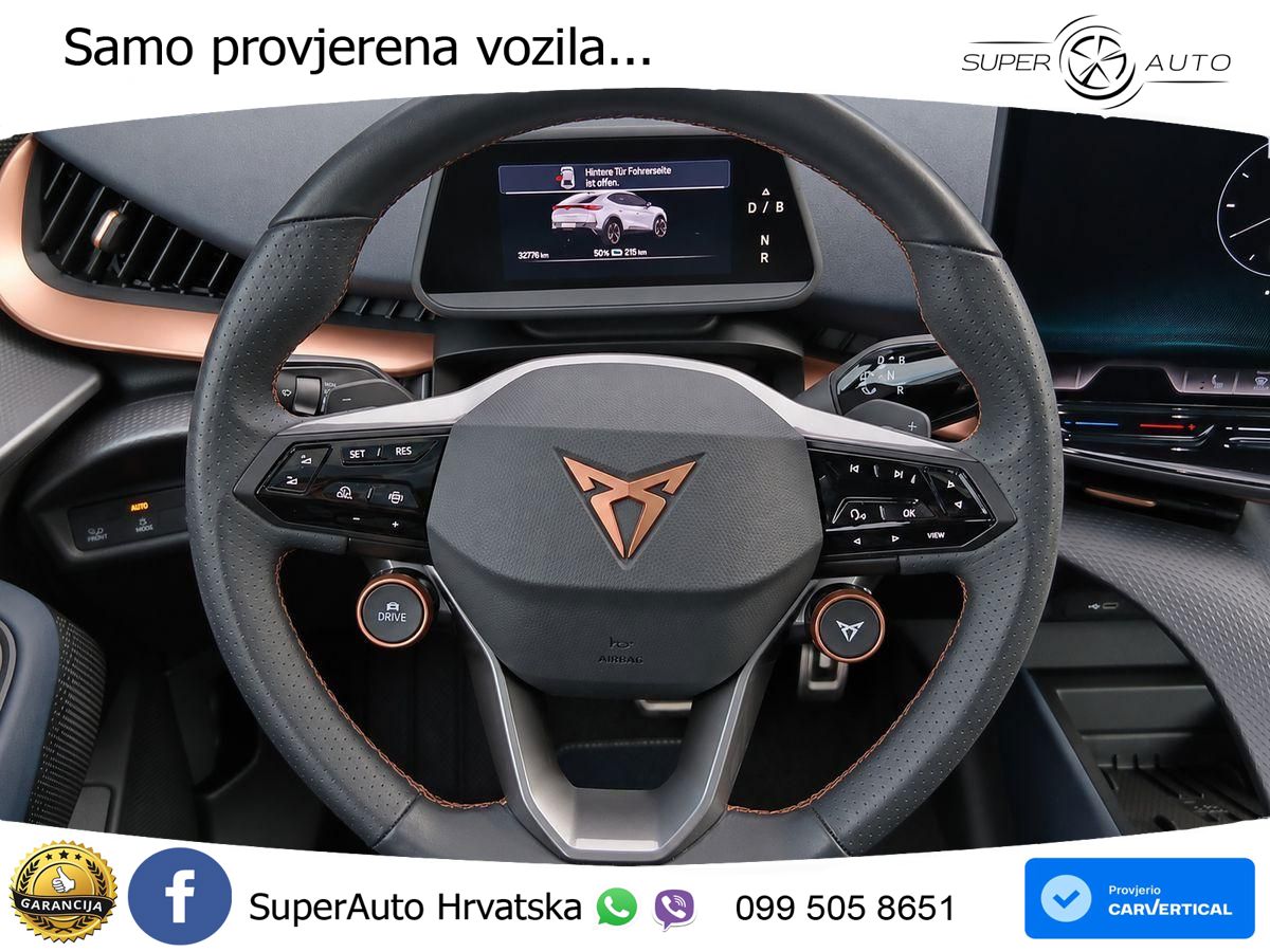 Cupra Tavascan 82 kWh (340 KS)  4WD VZ LED+GR SJED+ACC