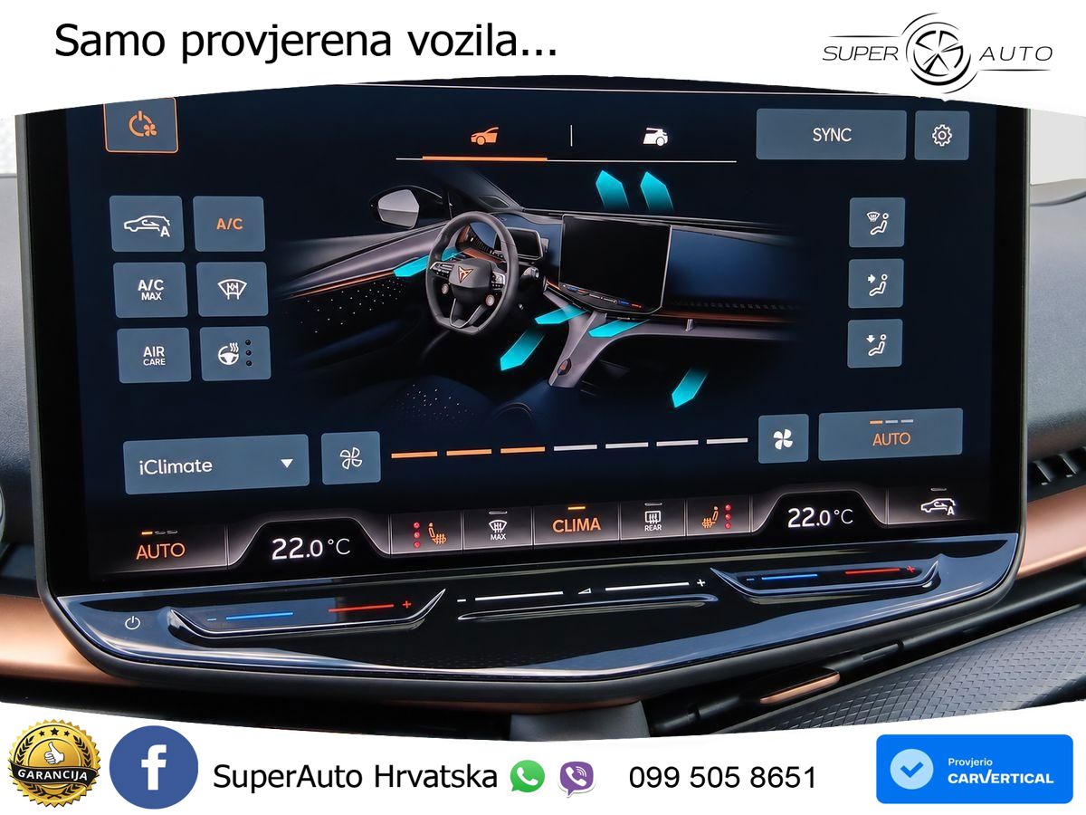 Cupra Tavascan 82 kWh (340 KS)  4WD VZ LED+GR SJED+ACC