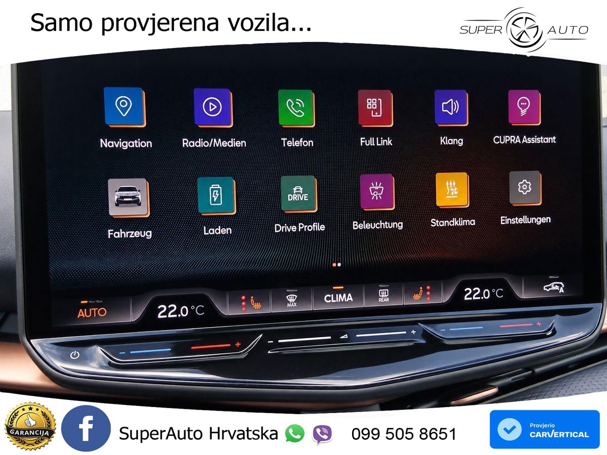 Cupra Tavascan 82 kWh (340 KS)  4WD VZ LED+GR SJED+ACC