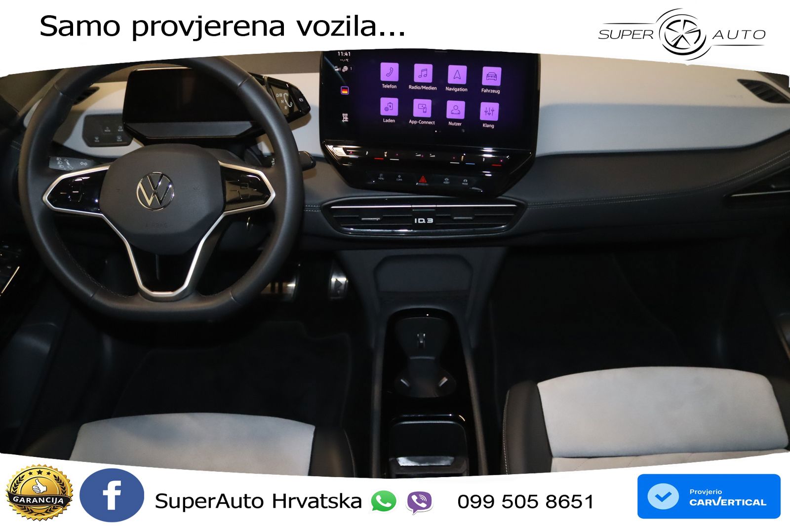 Volkswagen ID.3 Pro 62 kWh (204 KS) LED+GR SJED+ACC