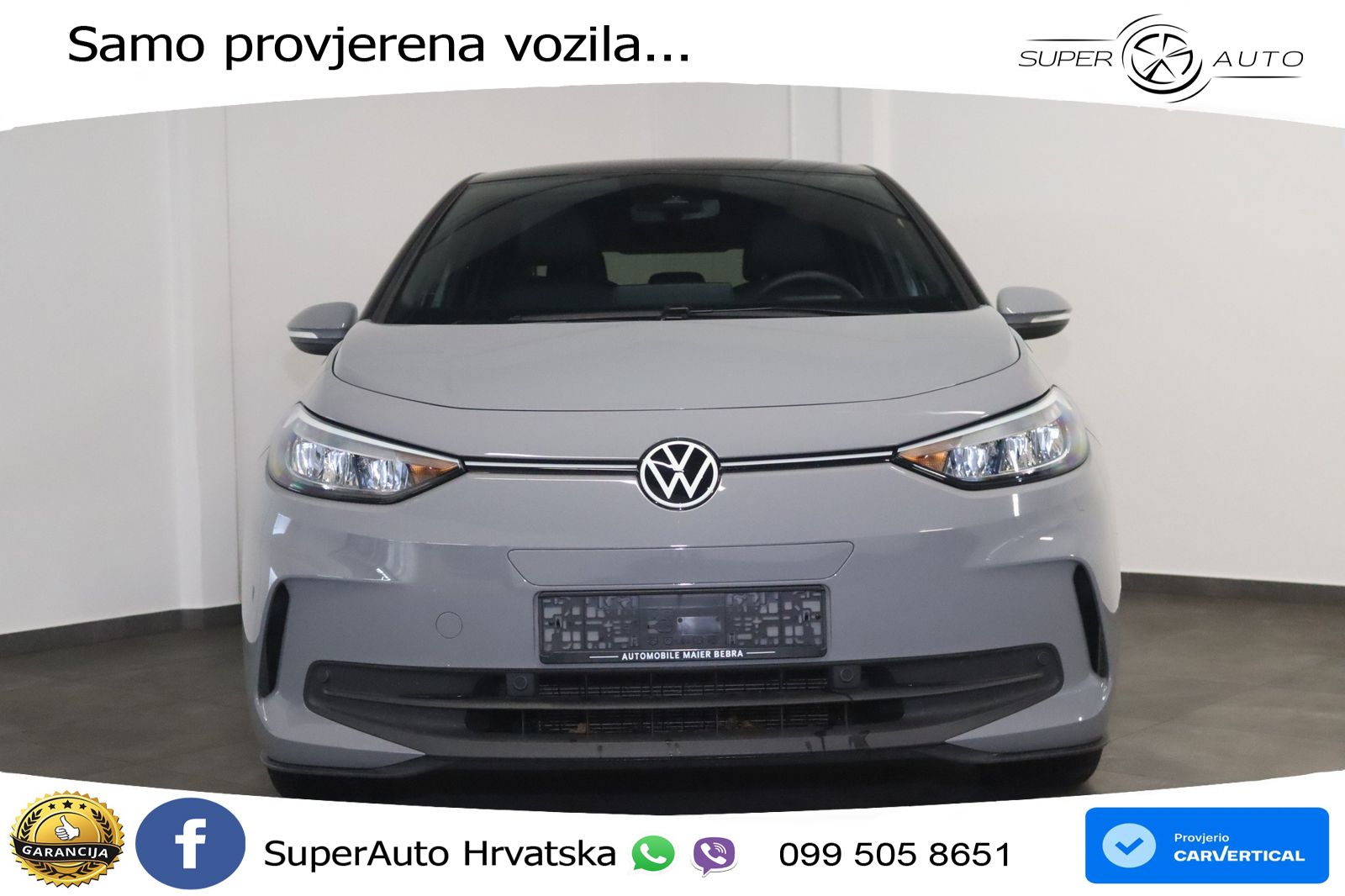 Volkswagen ID.3 Pro 62 kWh (204 KS) LED+GR SJED+ACC