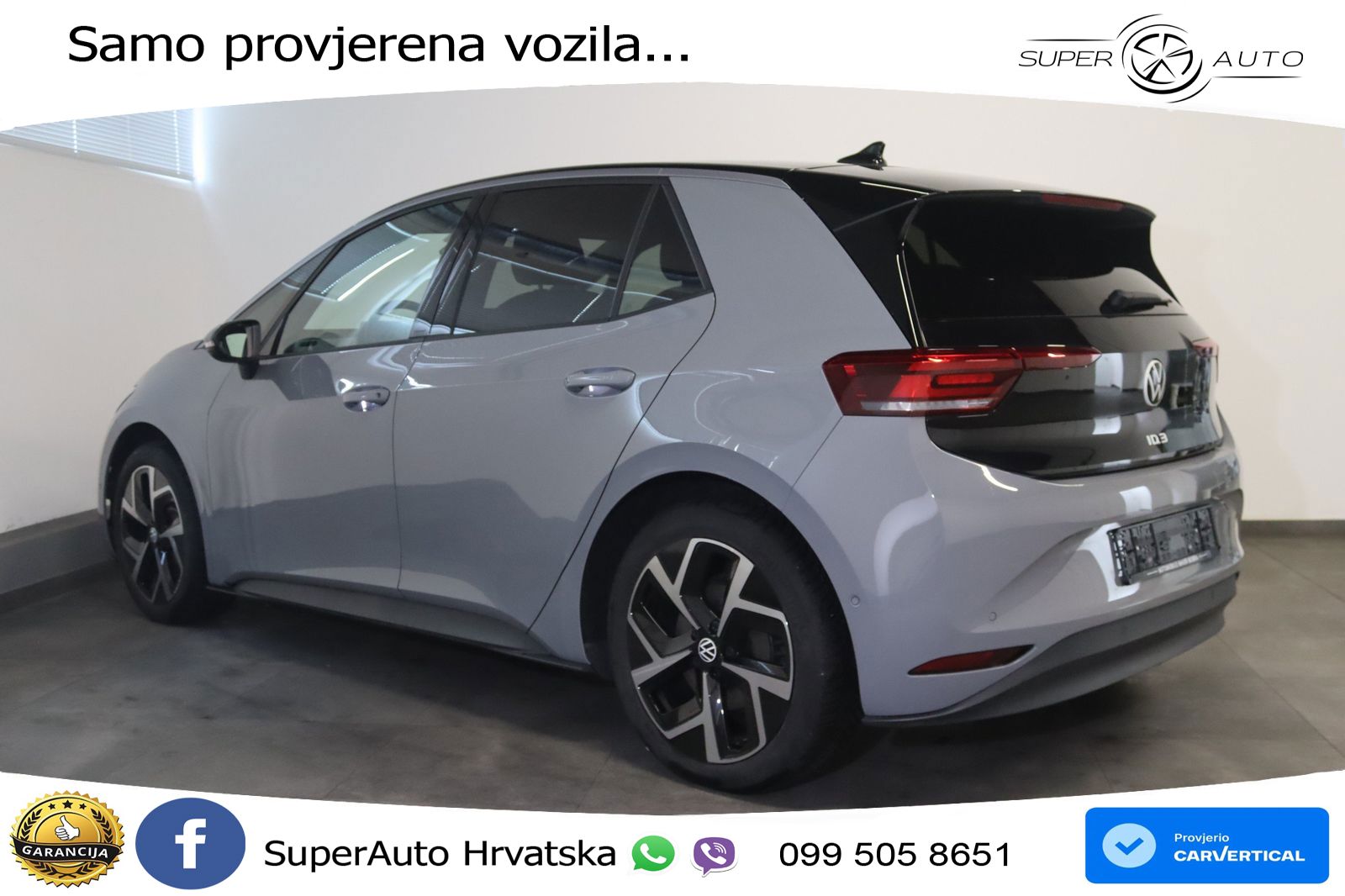 Volkswagen ID.3 Pro 62 kWh (204 KS) LED+GR SJED+ACC