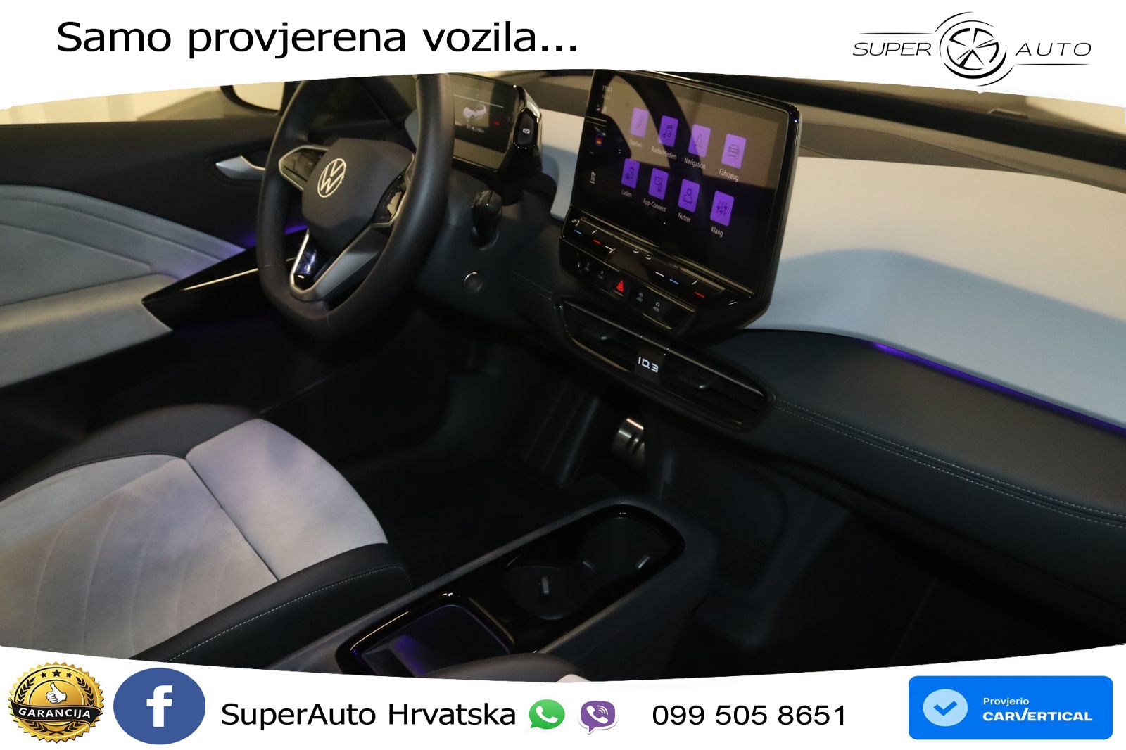 Volkswagen ID.3 Pro 62 kWh (204 KS) LED+GR SJED+ACC