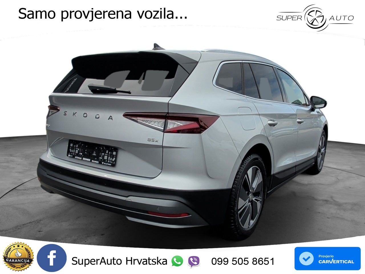 Škoda Enyaq iV 85x 82 kWh (286 KS) AWD