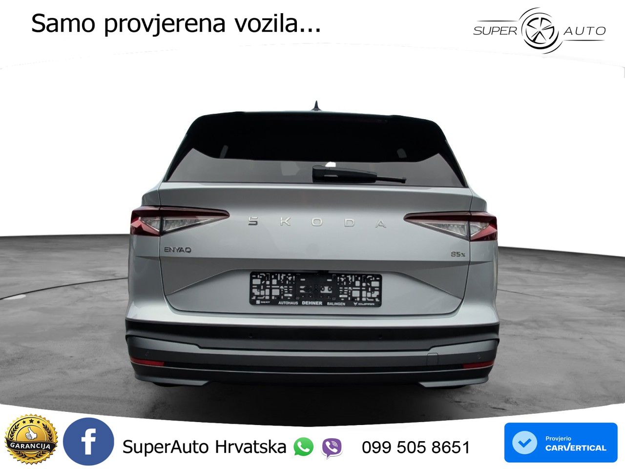 Škoda Enyaq iV 85x 82 kWh (286 KS) AWD