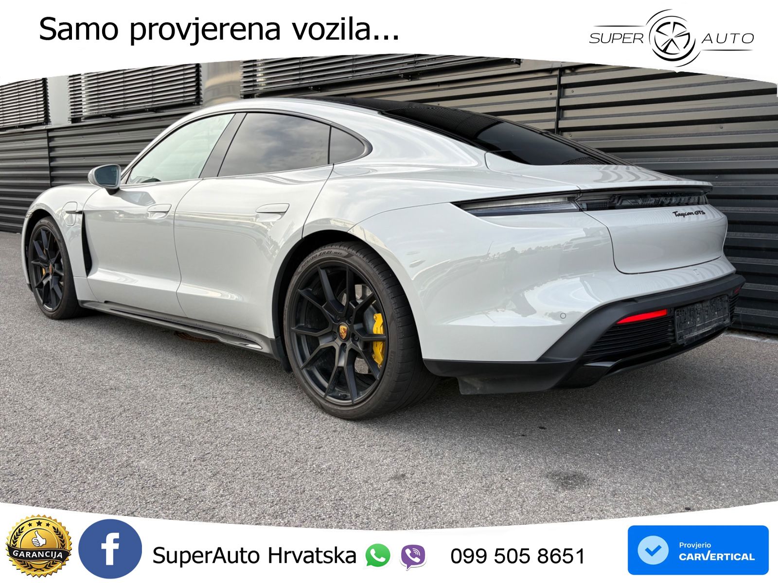Porsche Taycan GTS Performance Plus 93.4 kWh (598 KS)