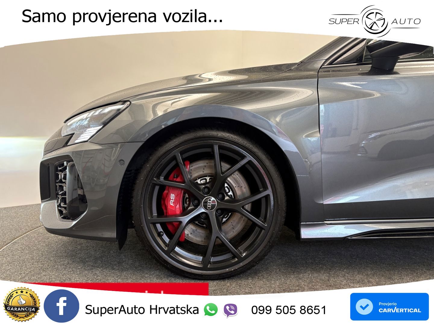 Audi RS3 Sedan 2.5 TFSI (400 KS) quattro S tronic LED+GR SJED+ACC