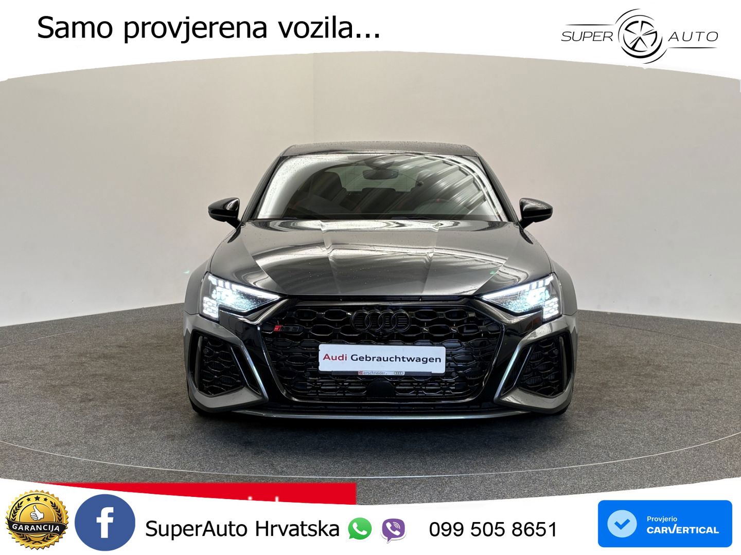 Audi RS3 Sedan 2.5 TFSI (400 KS) quattro S tronic LED+GR SJED+ACC