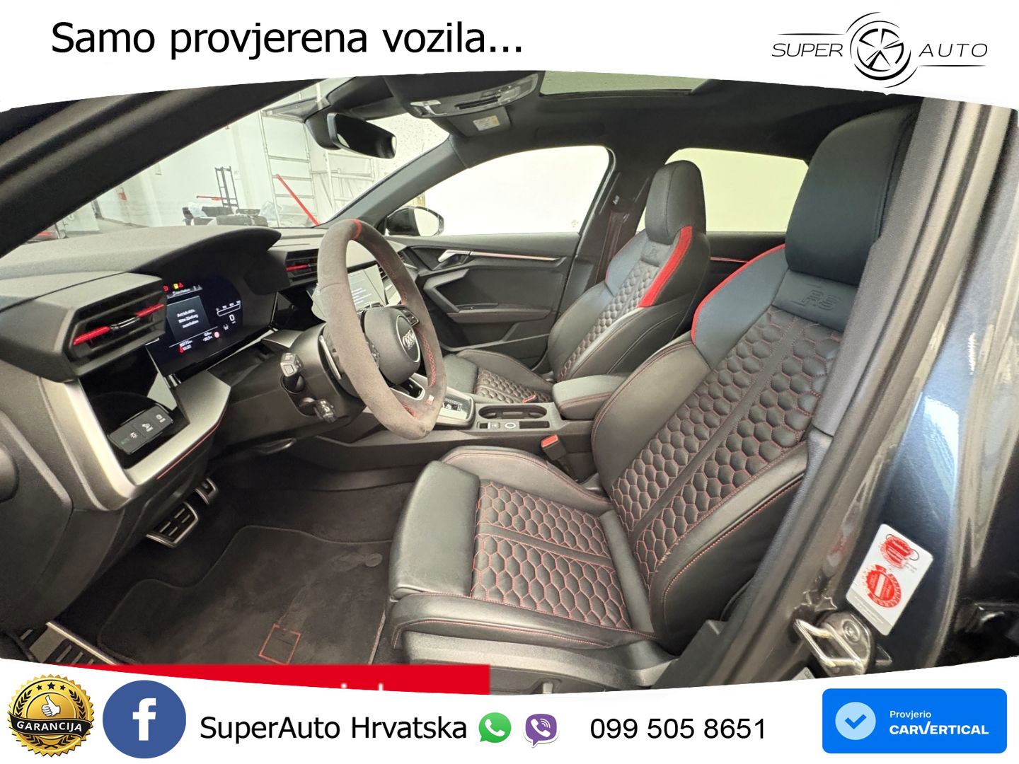 Audi RS3 Sedan 2.5 TFSI (400 KS) quattro S tronic LED+GR SJED+ACC