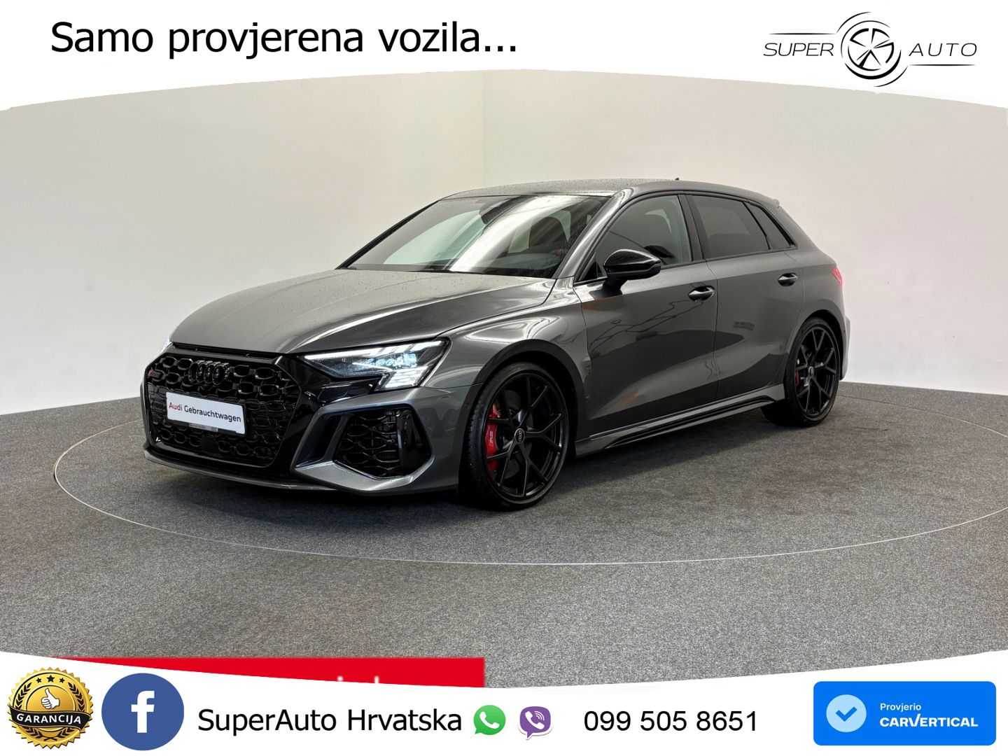 Audi RS3 Sedan 2.5 TFSI (400 KS) quattro S tronic LED+GR SJED+ACC