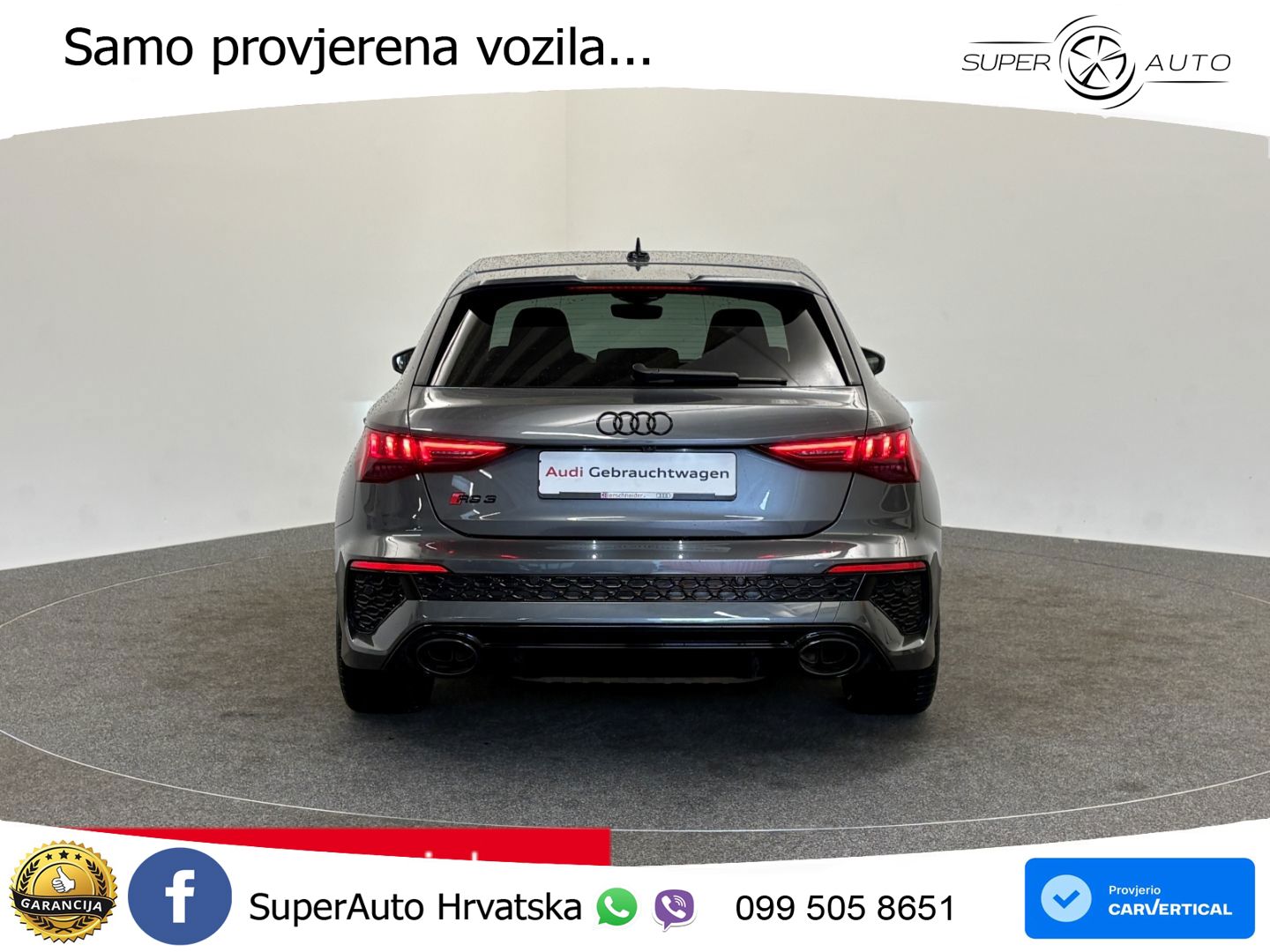 Audi RS3 Sedan 2.5 TFSI (400 KS) quattro S tronic LED+GR SJED+ACC
