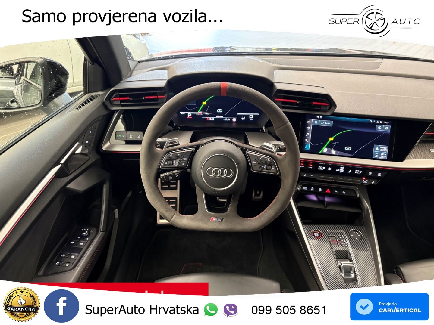 Audi RS3 Sedan 2.5 TFSI (400 KS) quattro S tronic LED+GR SJED+ACC
