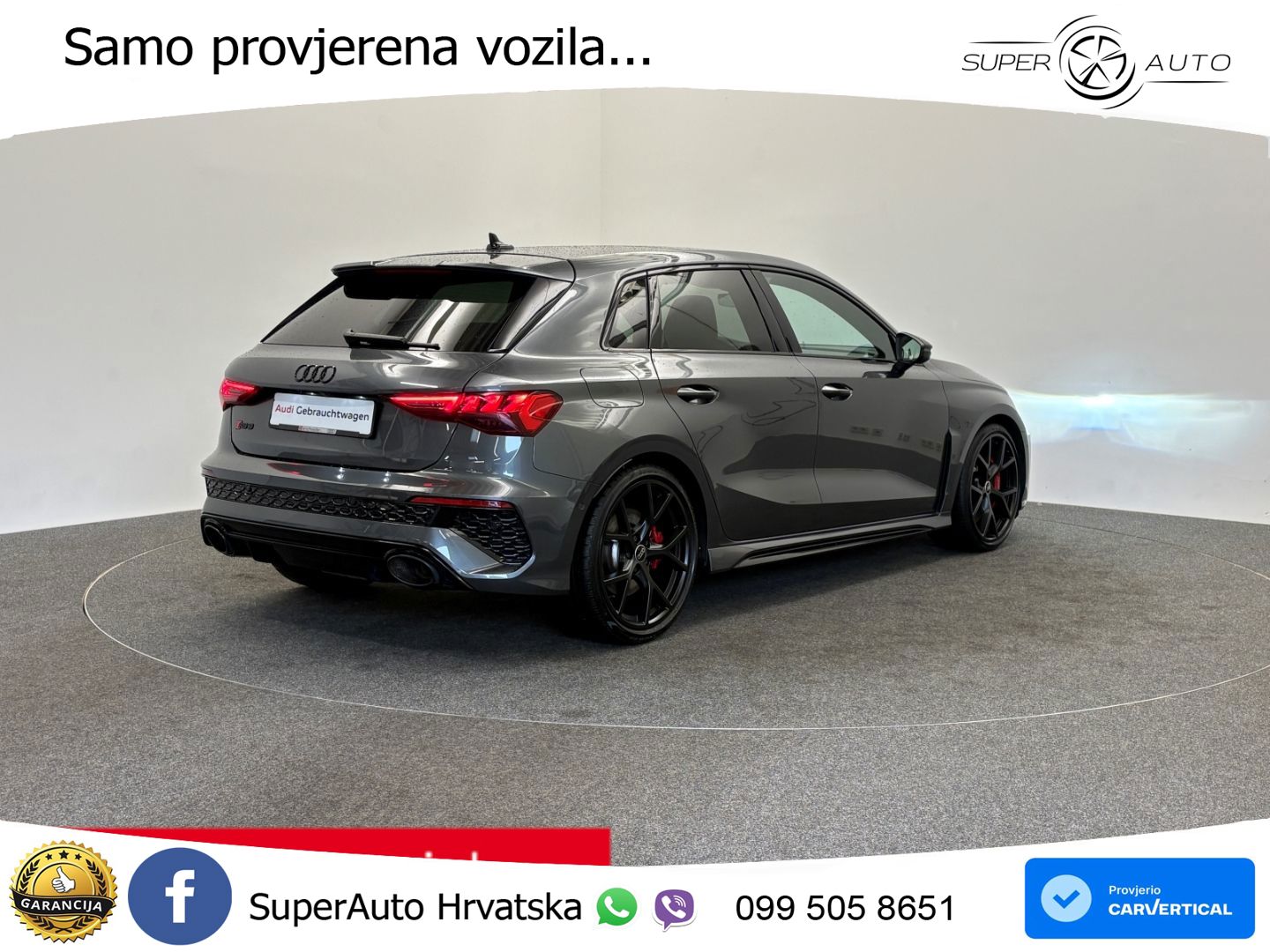Audi RS3 Sedan 2.5 TFSI (400 KS) quattro S tronic LED+GR SJED+ACC