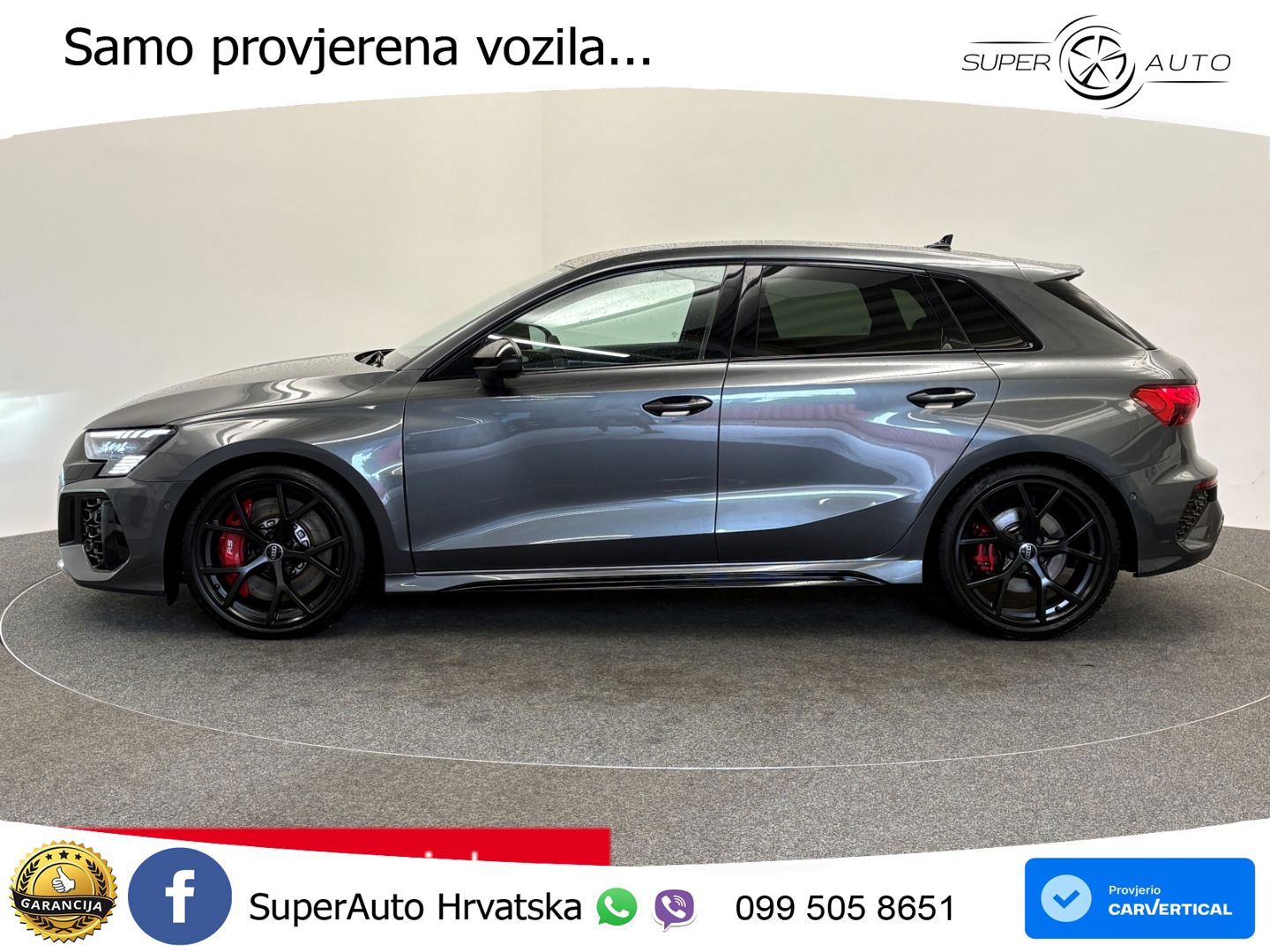 Audi RS3 Sedan 2.5 TFSI (400 KS) quattro S tronic LED+GR SJED+ACC