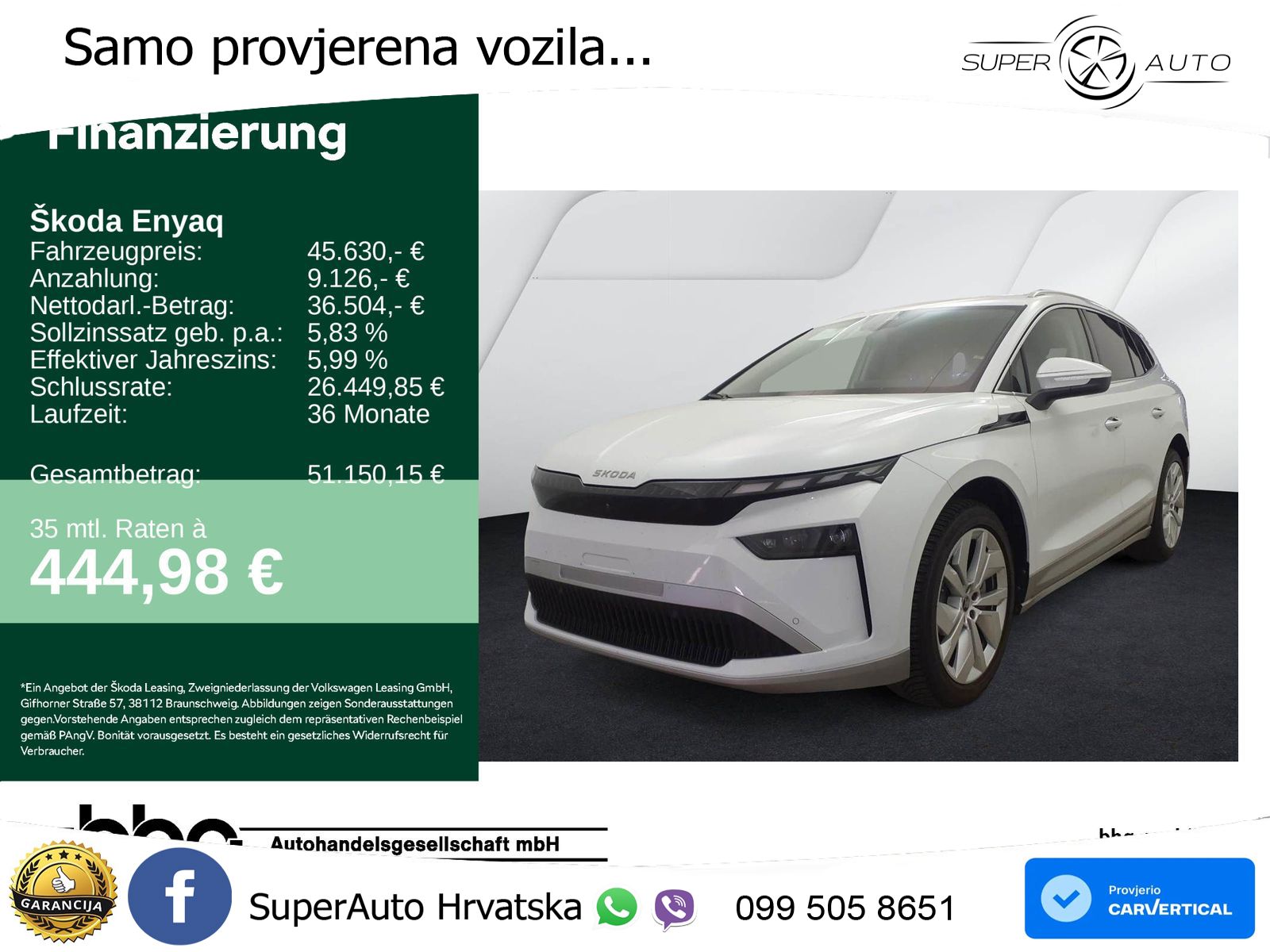 Škoda Enyaq 85 82 kWh (286 KS) LED+GR SJED+ACC