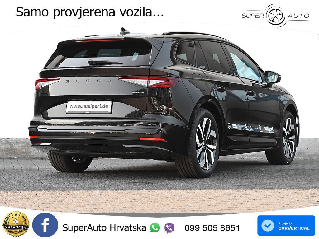 Škoda Enyaq 60 63 kWh (204 KS) SportLine LED+GR SJED+ACC