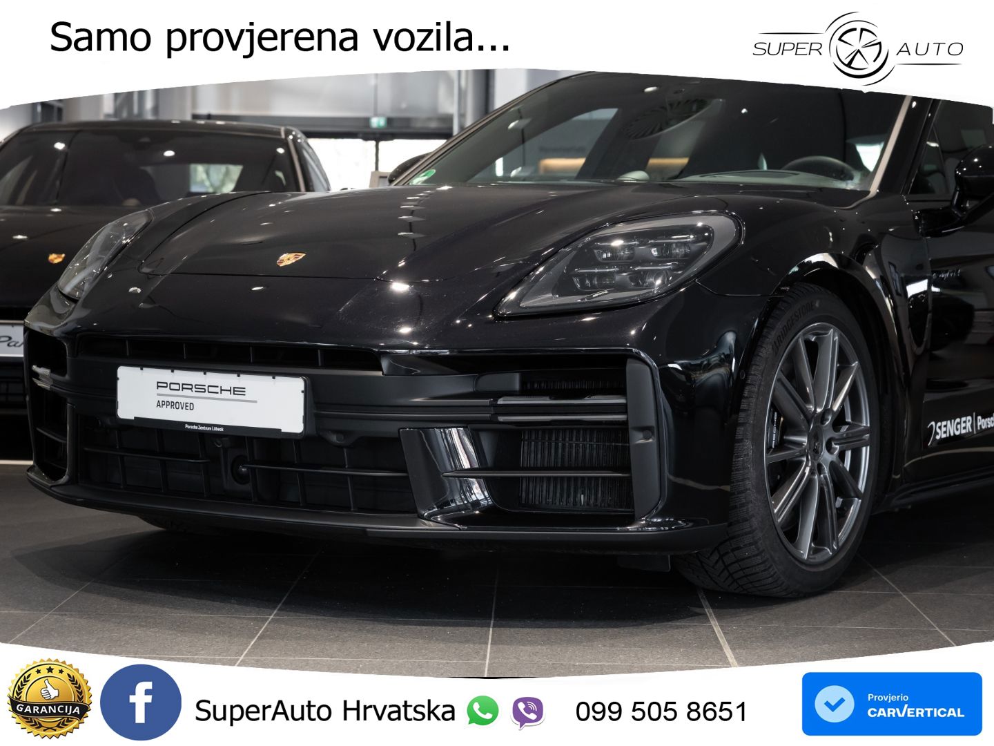 Porsche Panamera 4S 2.9 V6 (544 KS) E-Hybrid PDK ZRAČNI+ACC+GR SJED+KAM+PANO