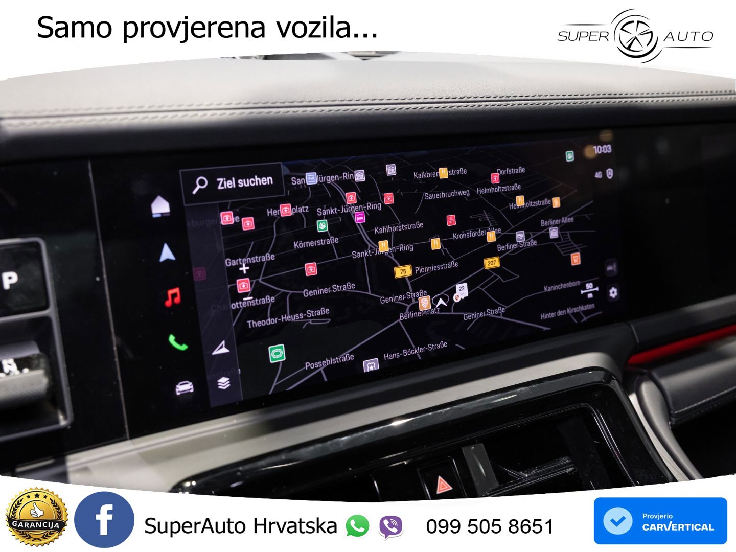 Porsche Panamera 4S 2.9 V6 (544 KS) E-Hybrid PDK ZRAČNI+ACC+GR SJED+KAM+PANO