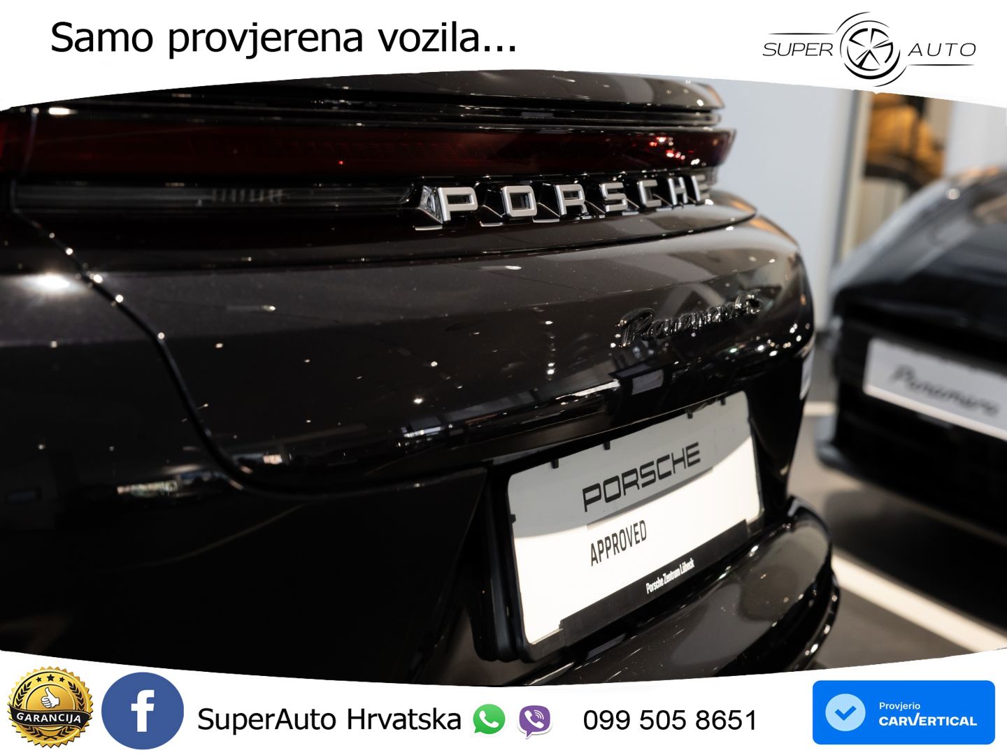 Porsche Panamera 4S 2.9 V6 (544 KS) E-Hybrid PDK ZRAČNI+ACC+GR SJED+KAM+PANO