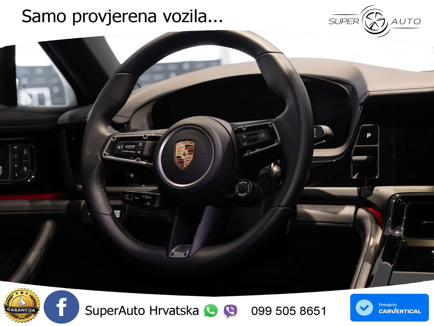 Porsche Panamera 4S 2.9 V6 (544 KS) E-Hybrid PDK ZRAČNI+ACC+GR SJED+KAM+PANO