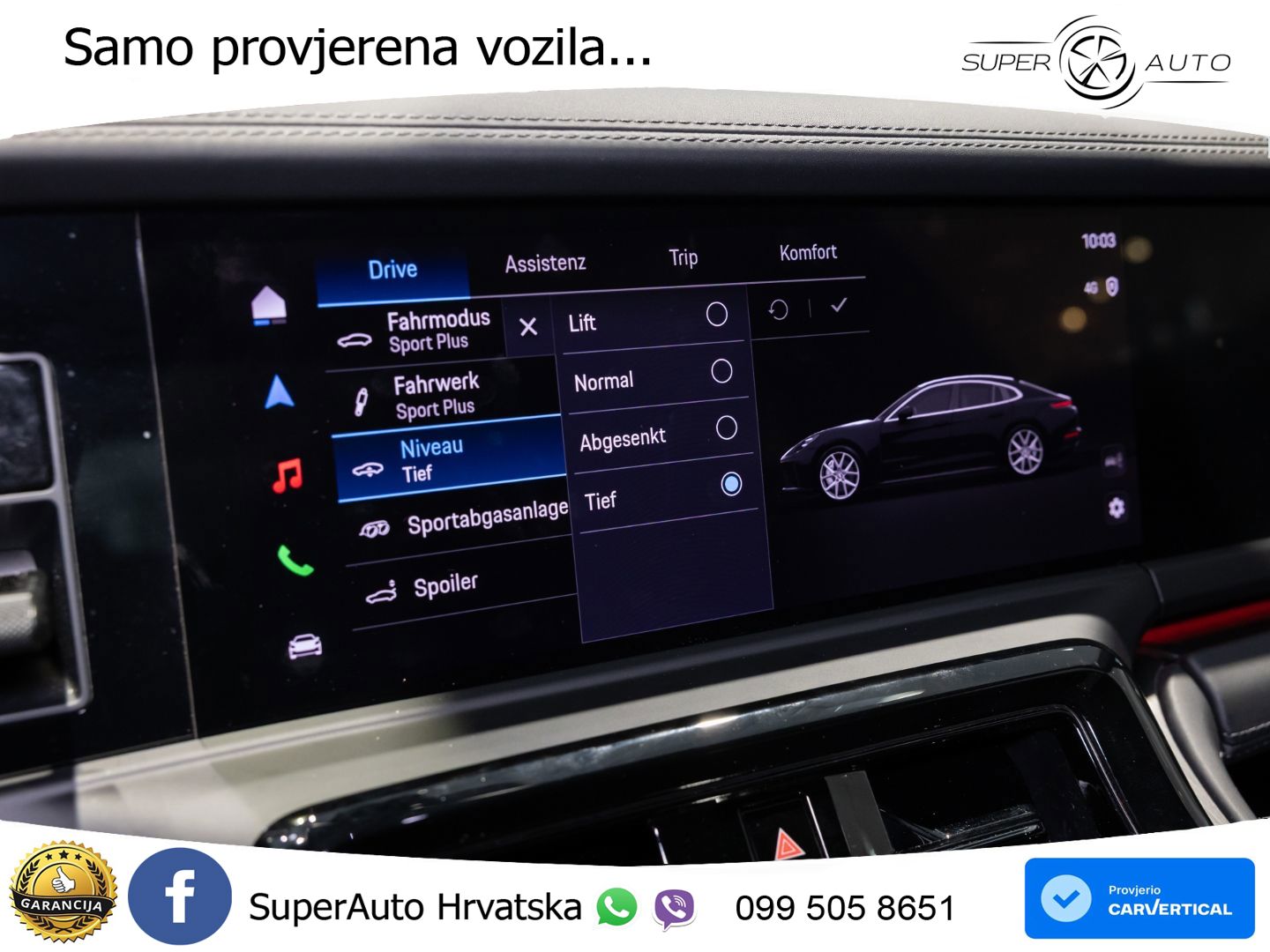 Porsche Panamera 4S 2.9 V6 (544 KS) E-Hybrid PDK ZRAČNI+ACC+GR SJED+KAM+PANO