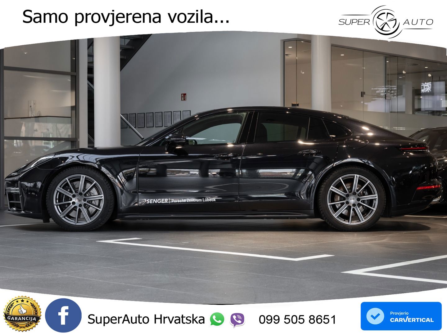 Porsche Panamera 4S 2.9 V6 (544 KS) E-Hybrid PDK ZRAČNI+ACC+GR SJED+KAM+PANO