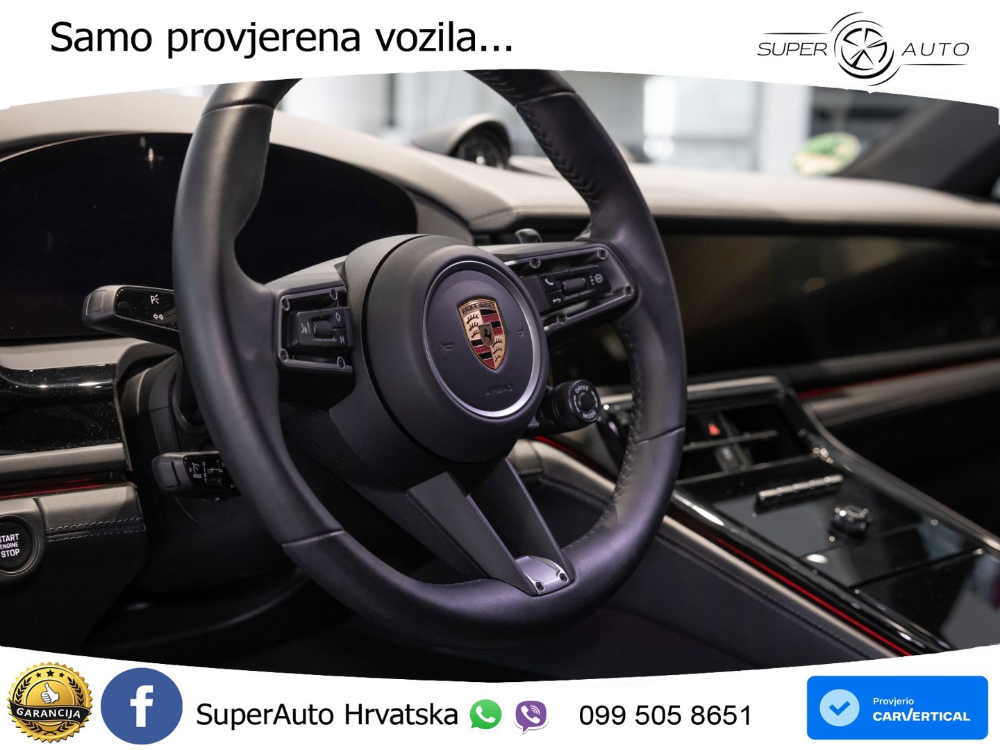 Porsche Panamera 4S 2.9 V6 (544 KS) E-Hybrid PDK ZRAČNI+ACC+GR SJED+KAM+PANO