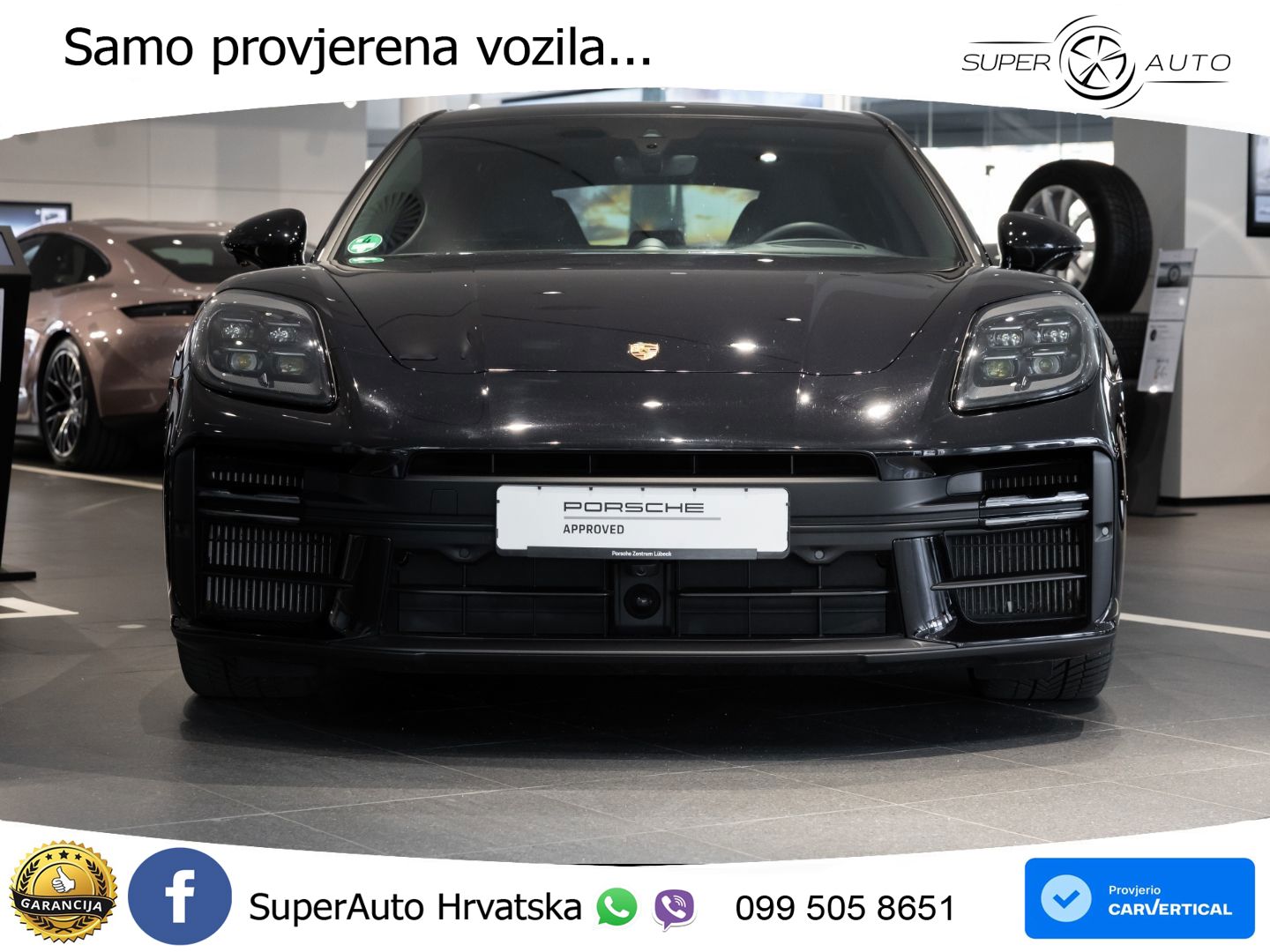 Porsche Panamera 4S 2.9 V6 (544 KS) E-Hybrid PDK ZRAČNI+ACC+GR SJED+KAM+PANO
