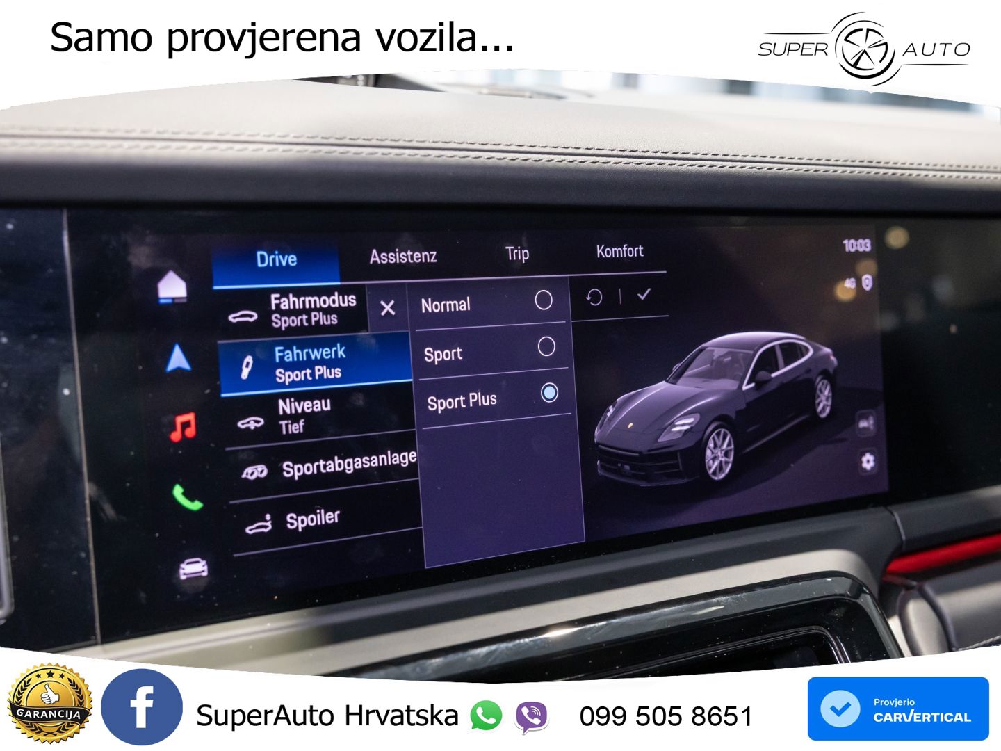Porsche Panamera 4S 2.9 V6 (544 KS) E-Hybrid PDK ZRAČNI+ACC+GR SJED+KAM+PANO