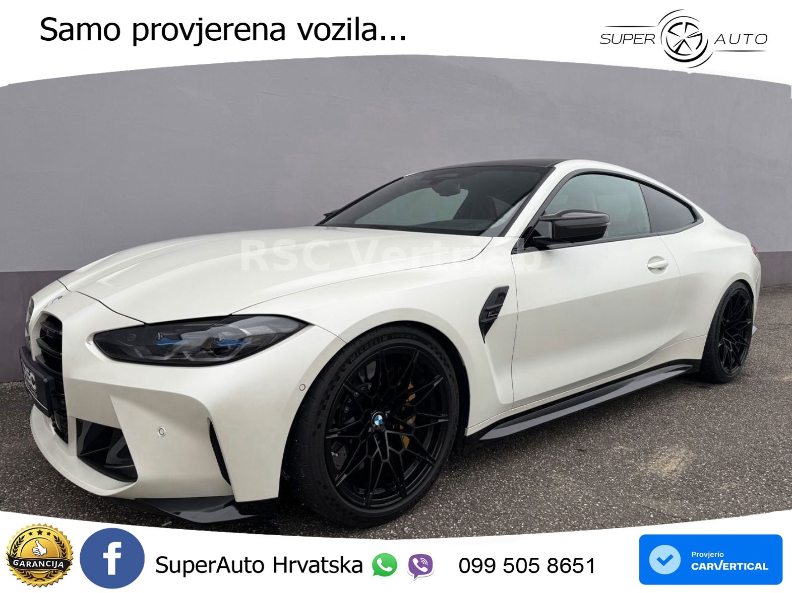 BMW M4 Competition 3.0 (510 KS) Steptronic LED+GR SJED+ACC