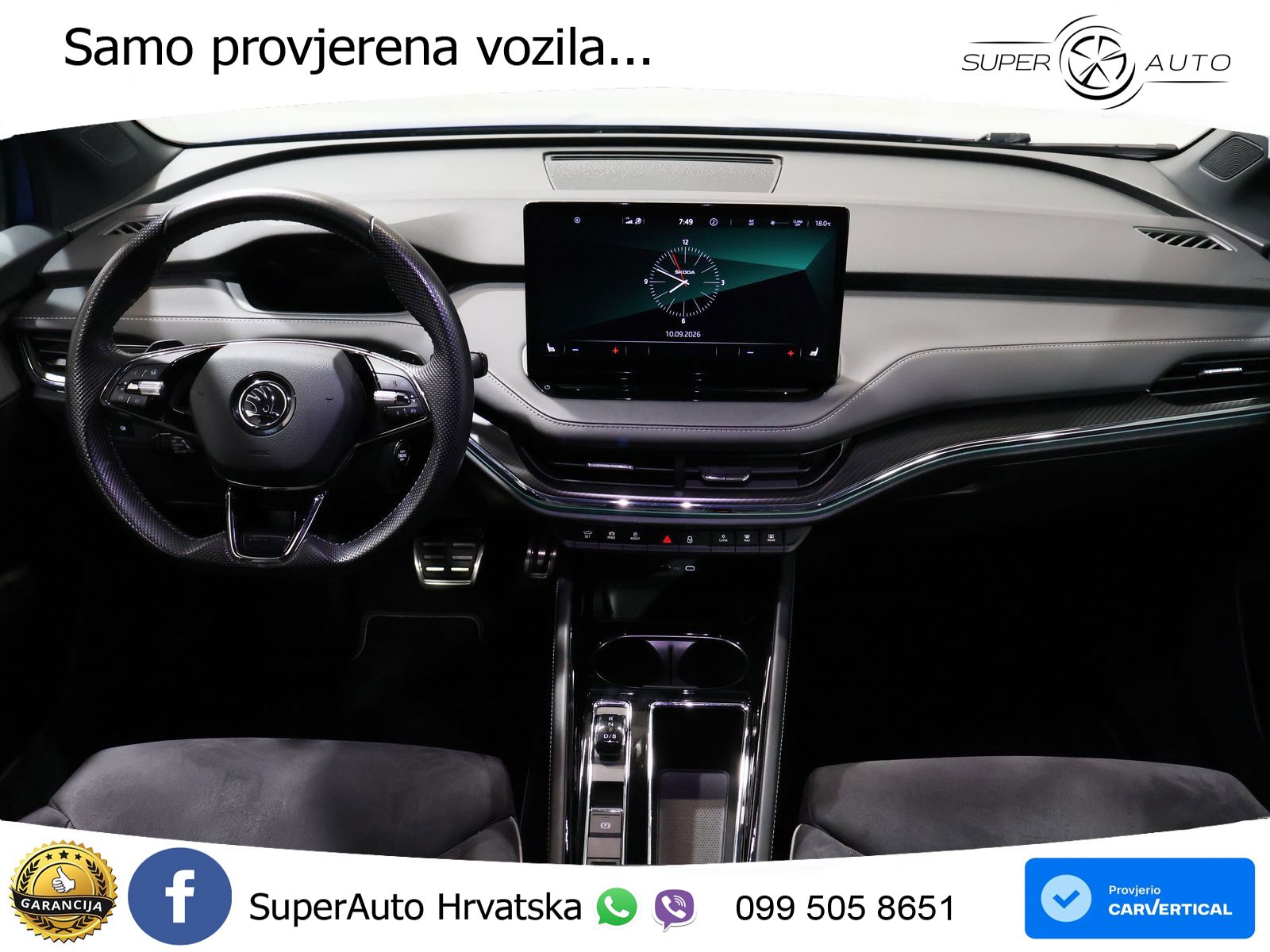Škoda Enyaq iV 80 82 kWh (204 KS) SportLine LED+GR SJED+ACC