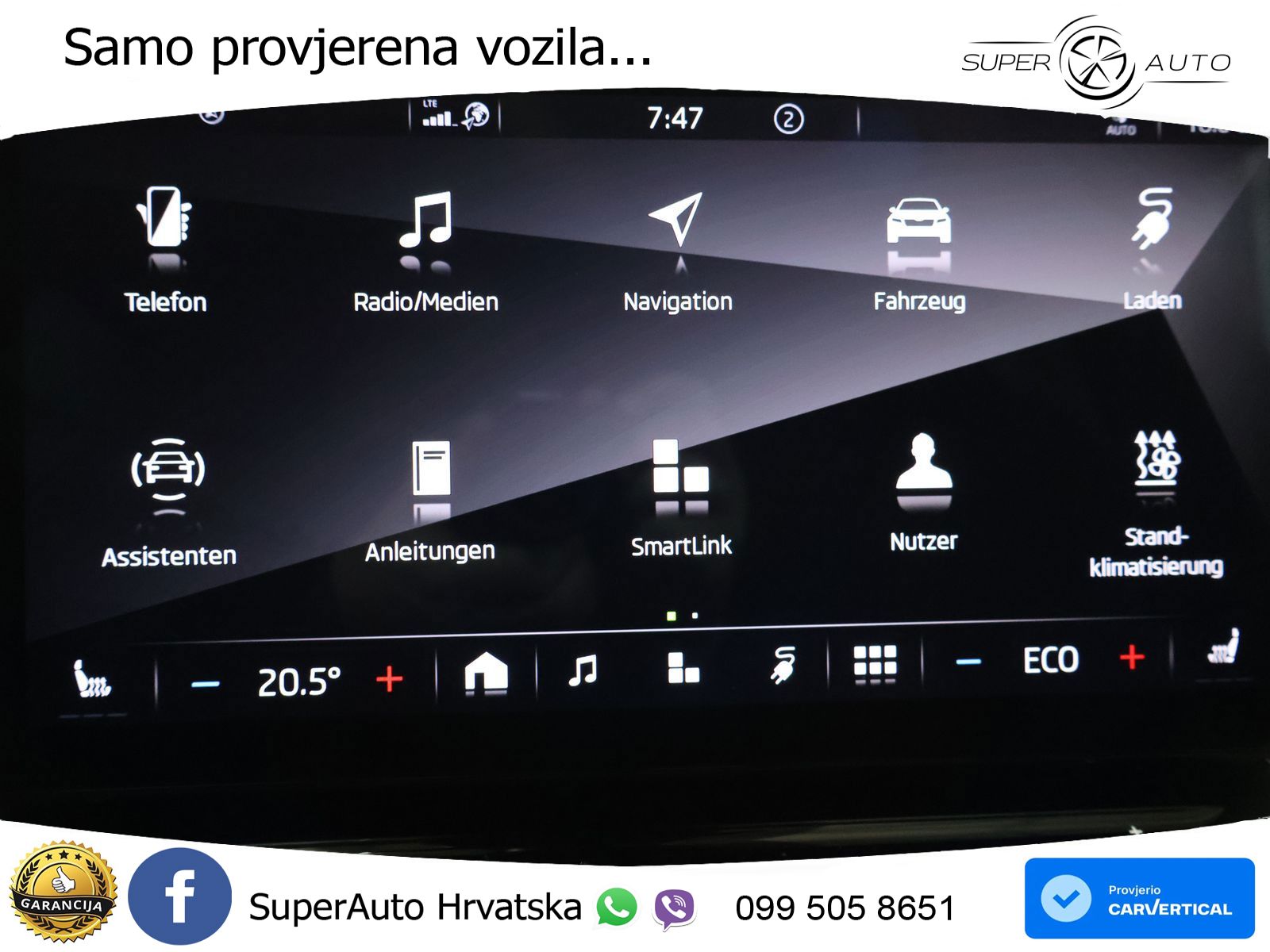 Škoda Enyaq iV 80 82 kWh (204 KS) SportLine LED+GR SJED+ACC