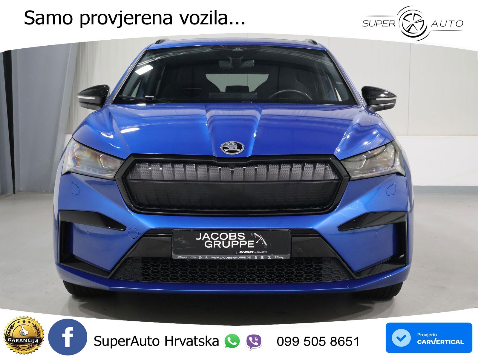 Škoda Enyaq iV 80 82 kWh (204 KS) SportLine LED+GR SJED+ACC