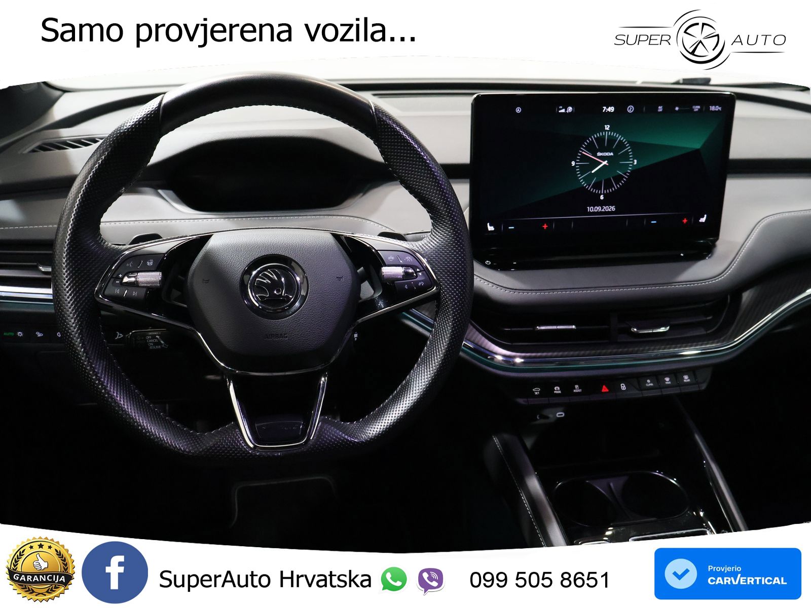 Škoda Enyaq iV 80 82 kWh (204 KS) SportLine LED+GR SJED+ACC