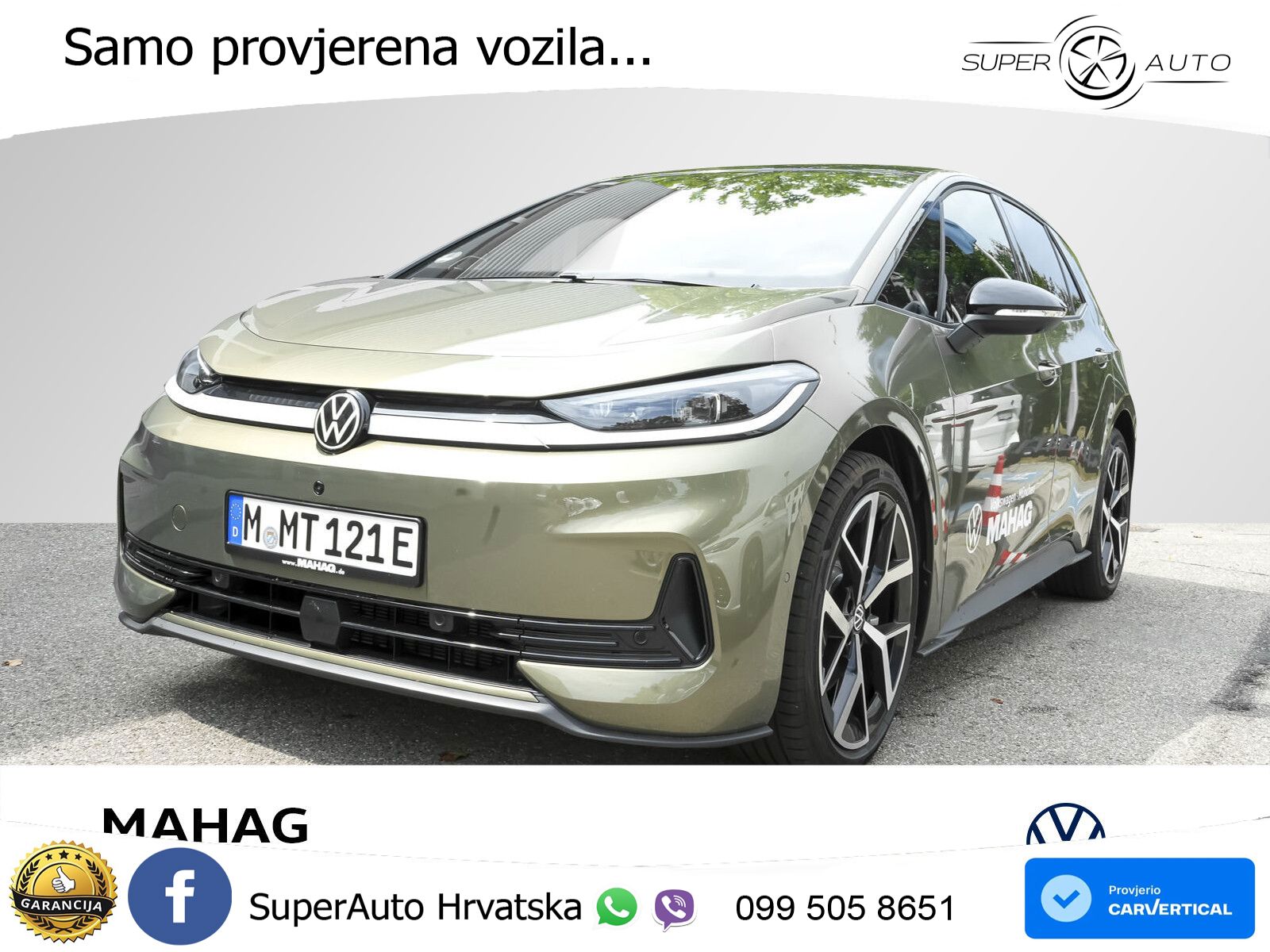 Volkswagen ID.3 79 kWh (231 KS) LED+GR SJED+ACC