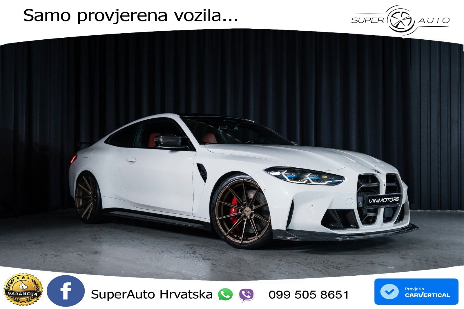 BMW M4 Competition 3.0 (510 KS) xDrive Steptronic LED+GR SJED+ACC