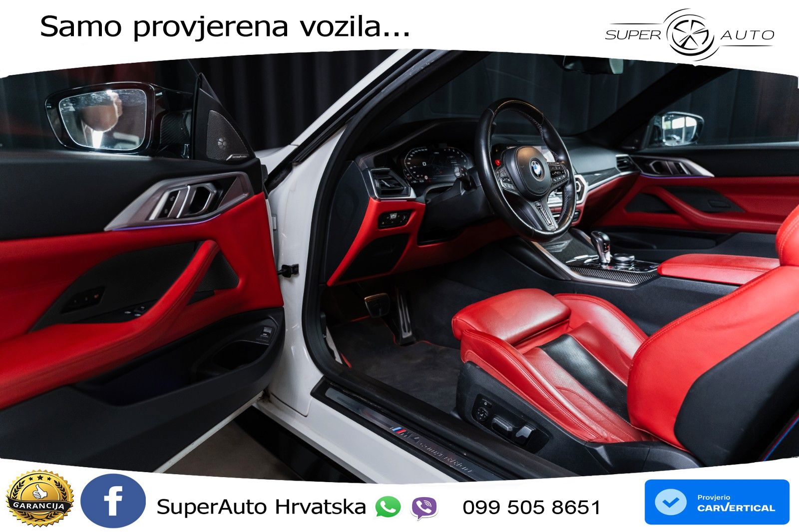 BMW M4 Competition 3.0 (510 KS) xDrive Steptronic LED+GR SJED+ACC