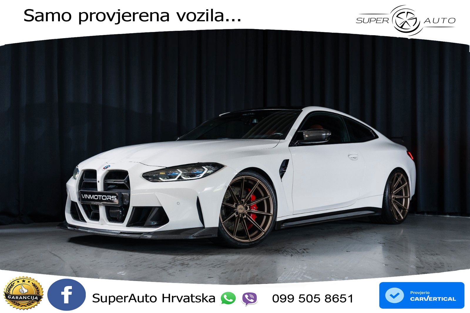 BMW M4 Competition 3.0 (510 KS) xDrive Steptronic LED+GR SJED+ACC