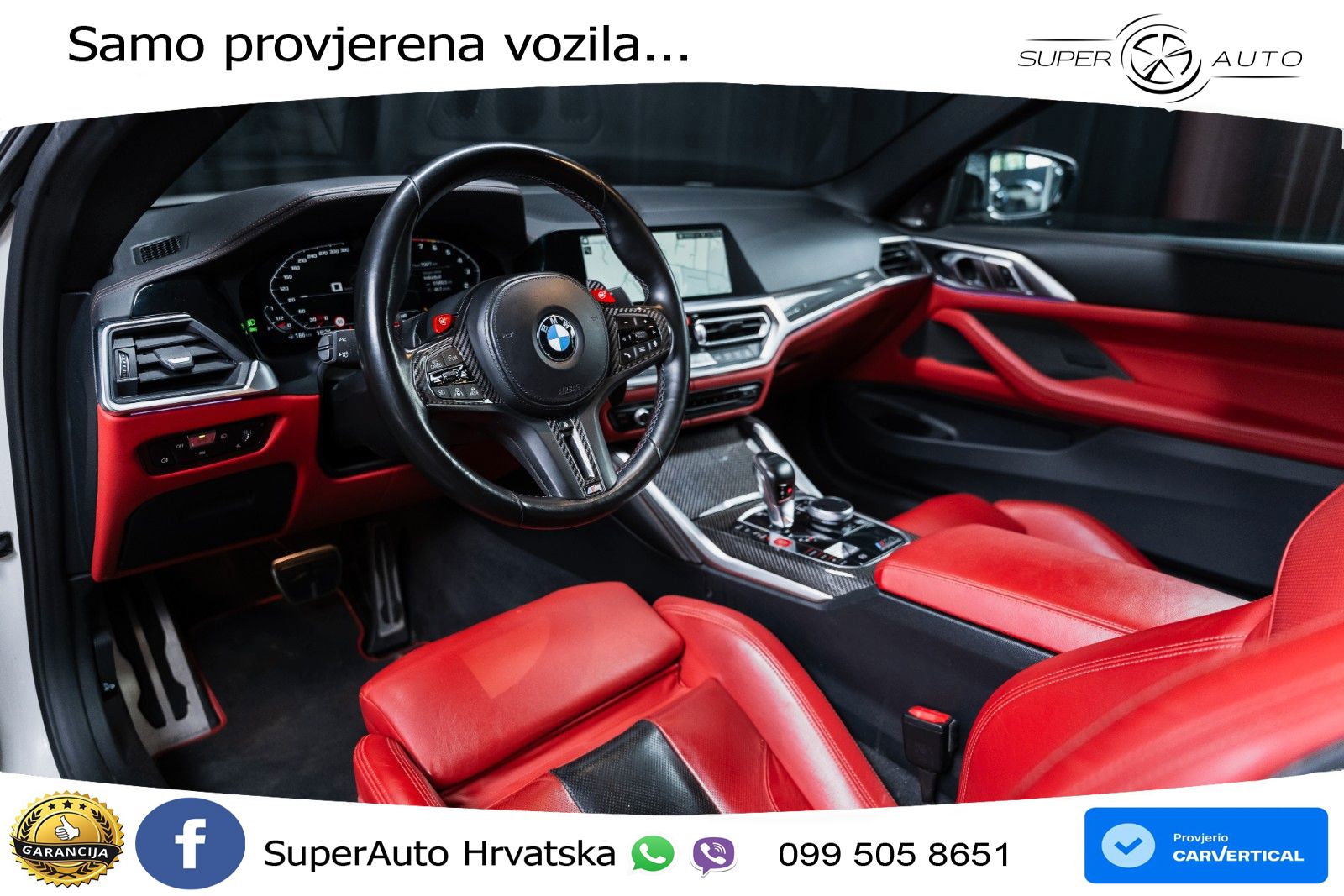 BMW M4 Competition 3.0 (510 KS) xDrive Steptronic LED+GR SJED+ACC